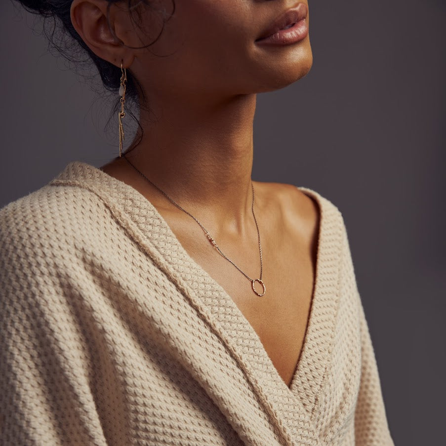Mini Circle Layering Necklace