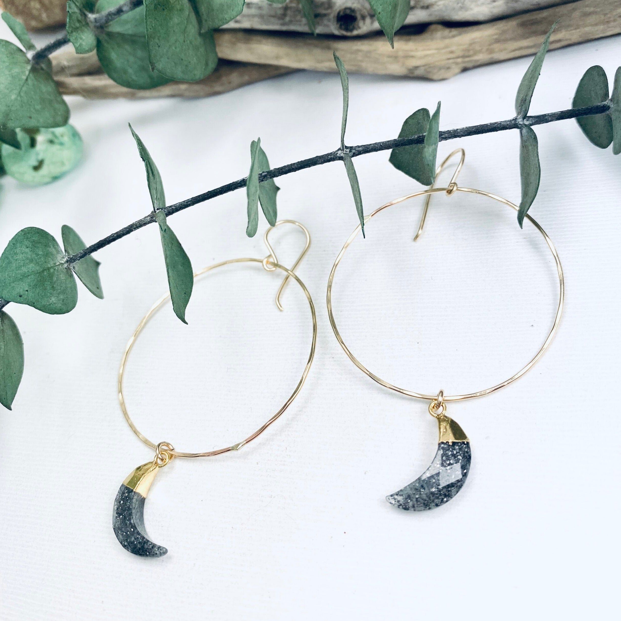 Celestial Hoop Earrings