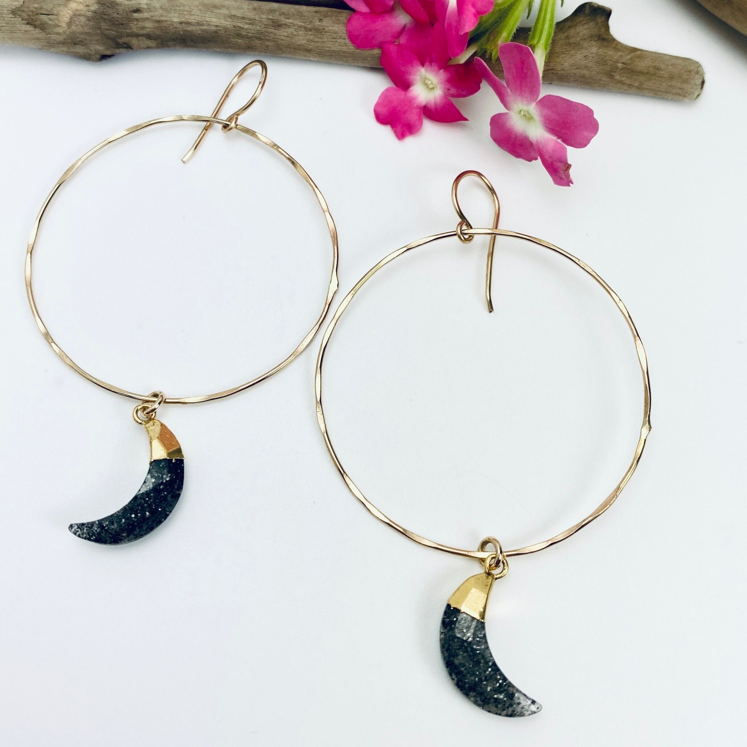 Celestial Hoop Earrings