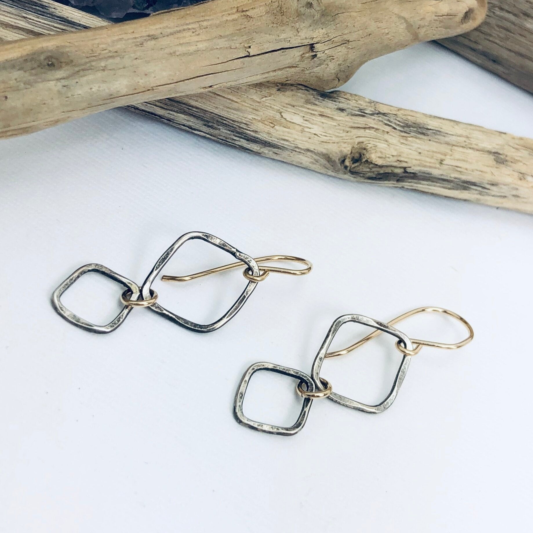 Diamond Dangle Earrings