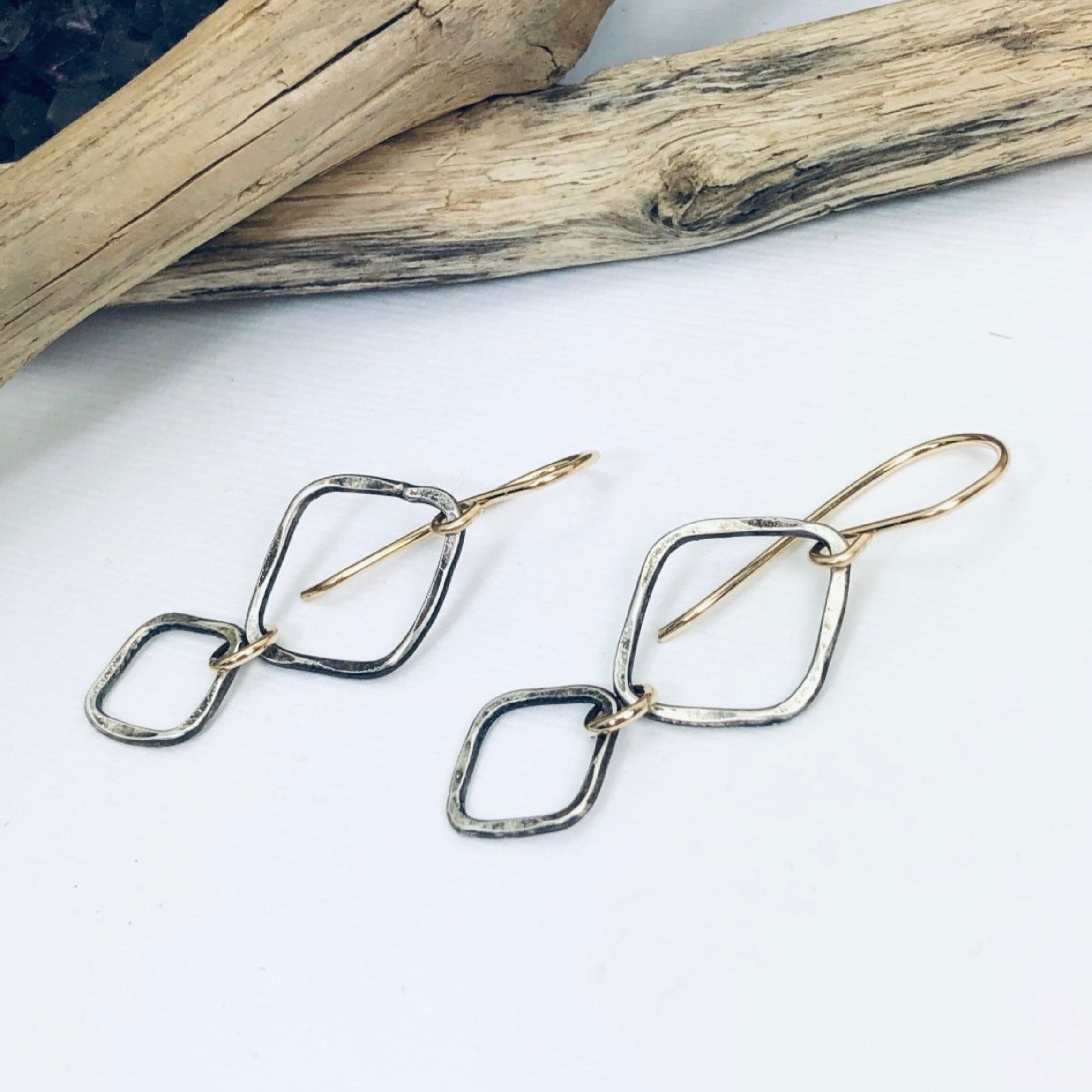 Diamond Dangle Earrings