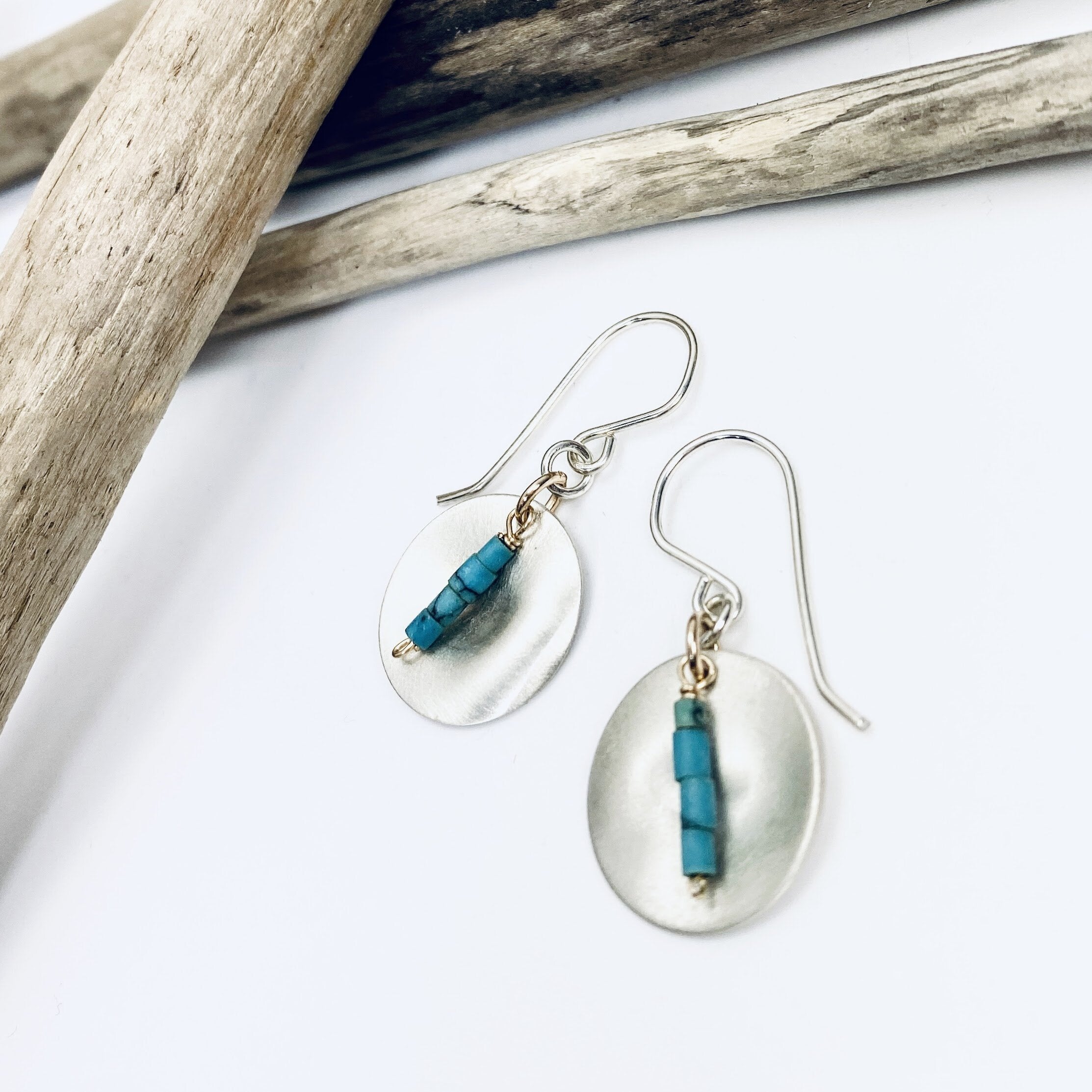 Turquoise Waves Earrings