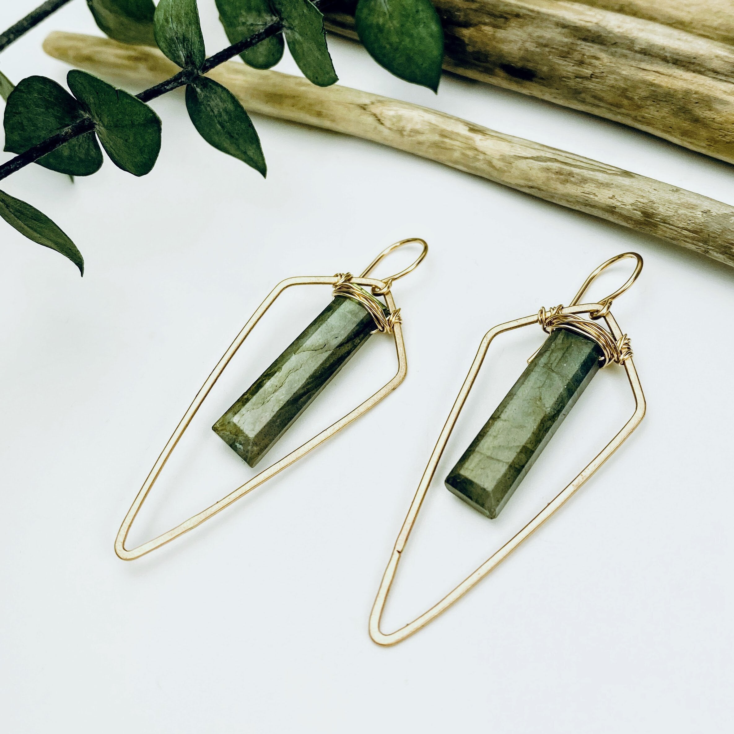 Labradorite Lucidity Earrings