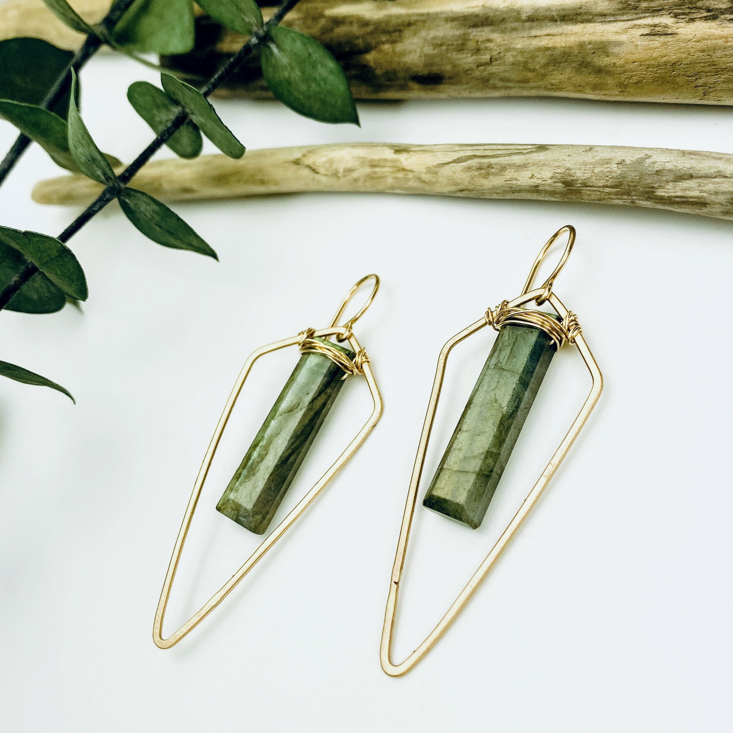 Labradorite Lucidity Earrings