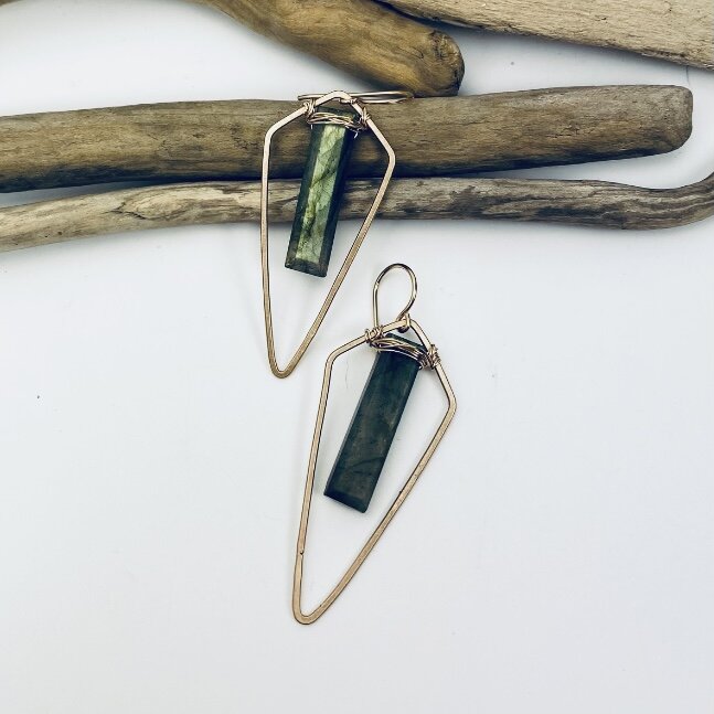 Labradorite Lucidity Earrings