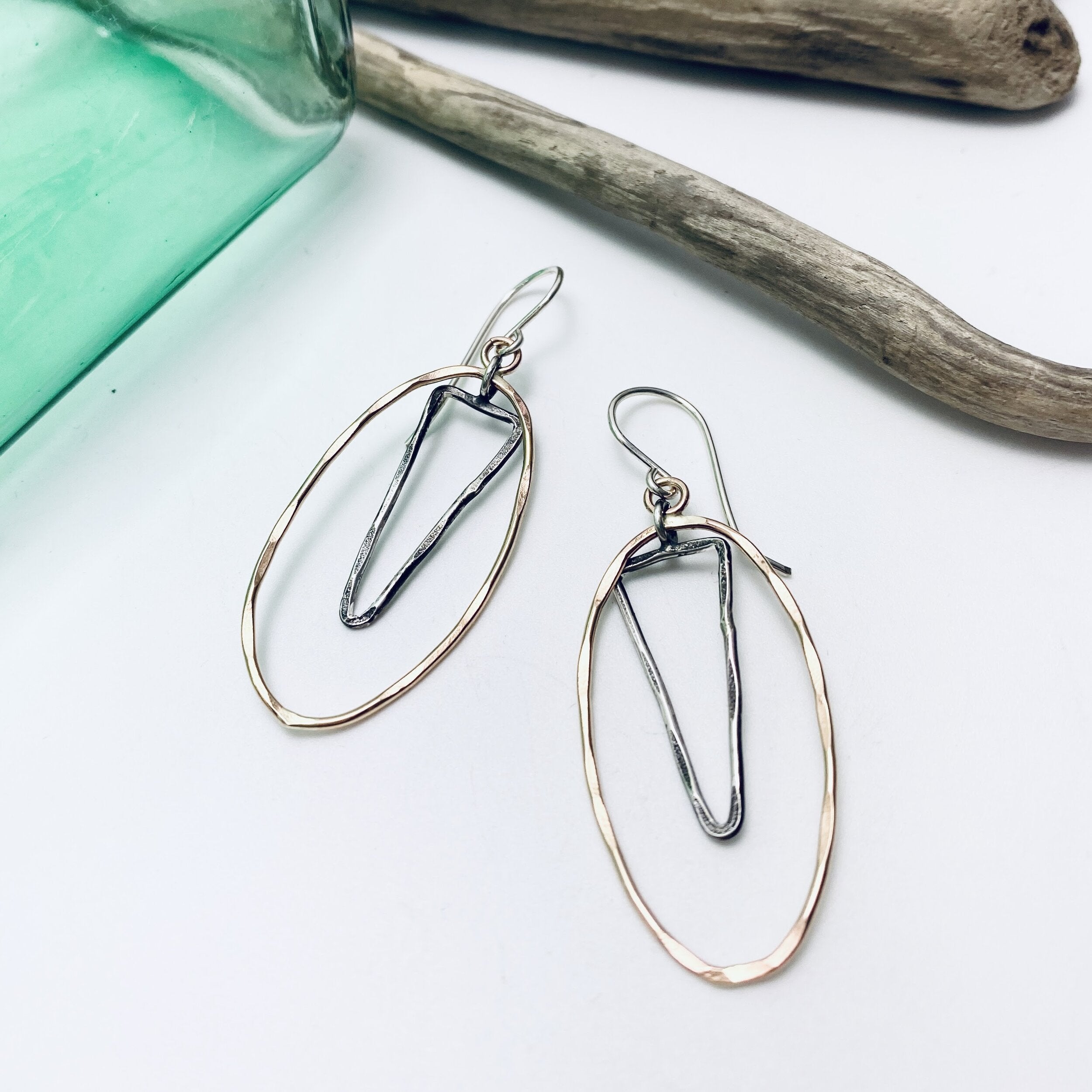 Karma Oval Earrings