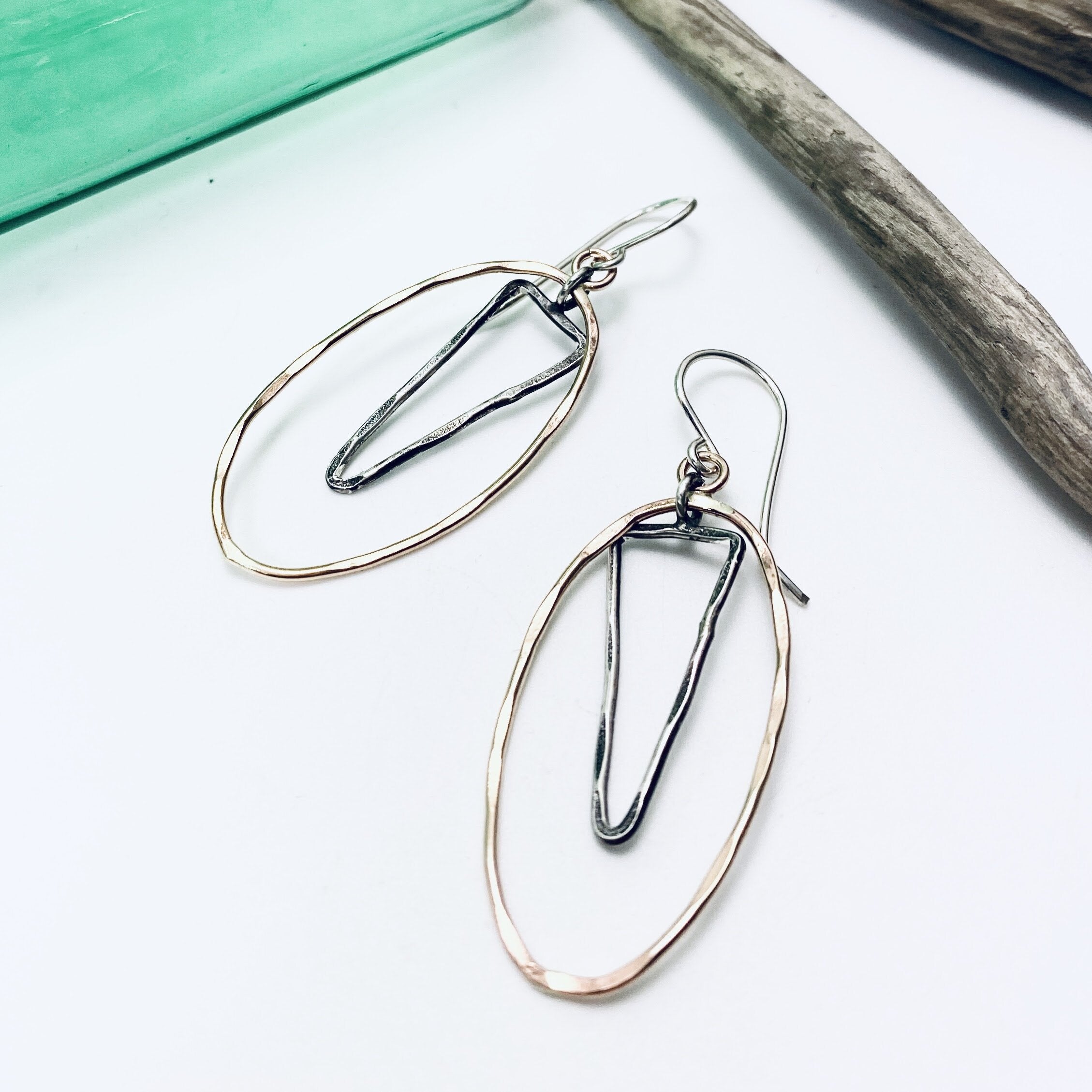 Karma Oval Earrings