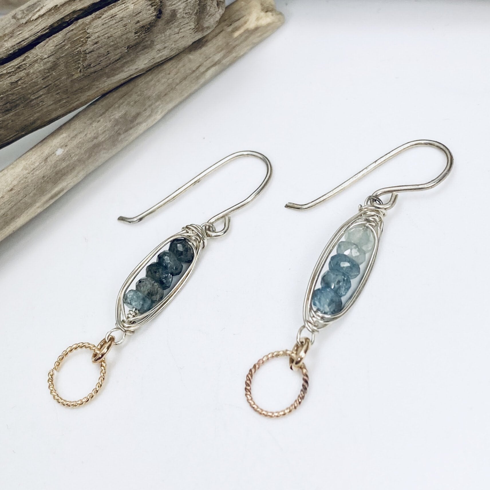 Moss Compass Earrings