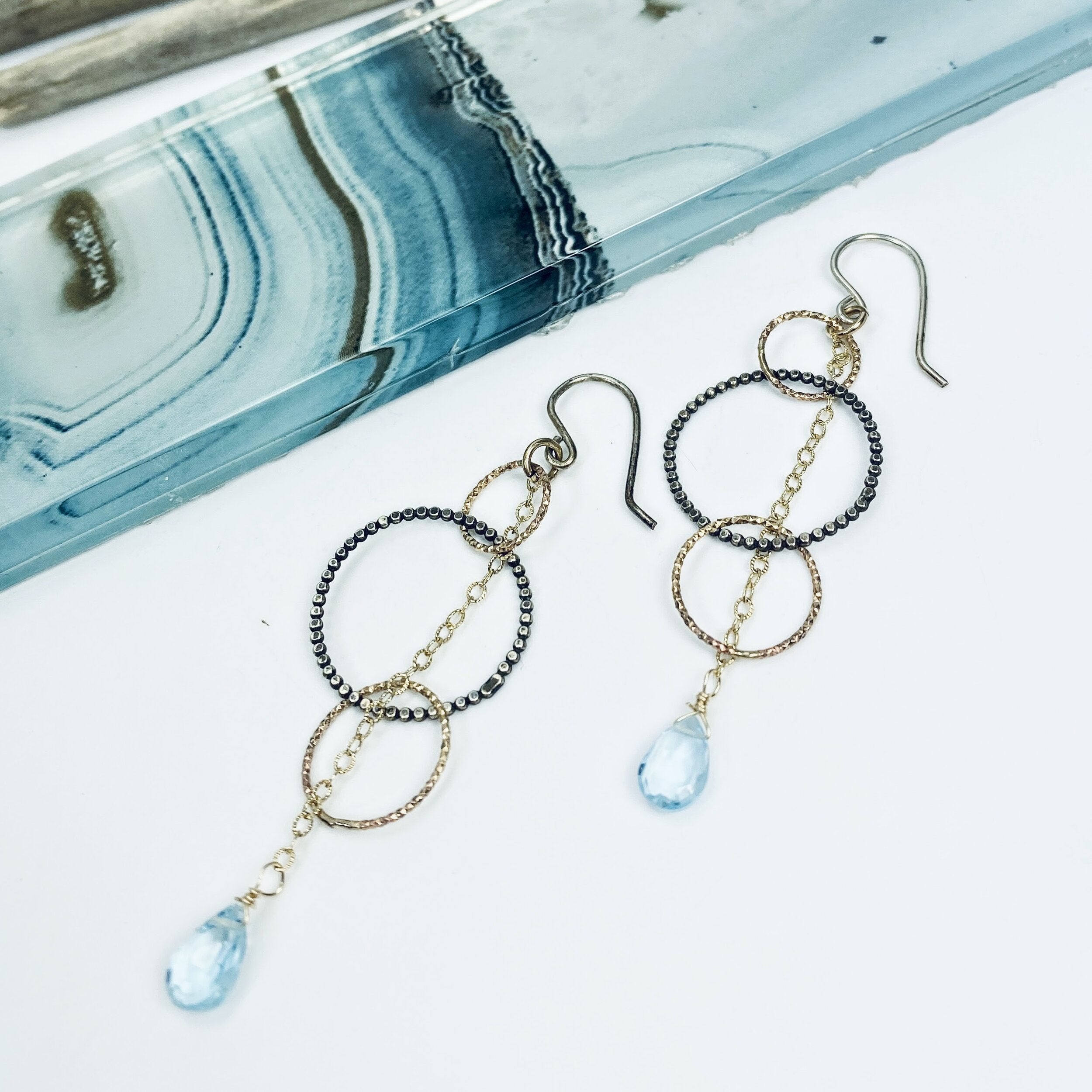 Sea Cascade Earrings
