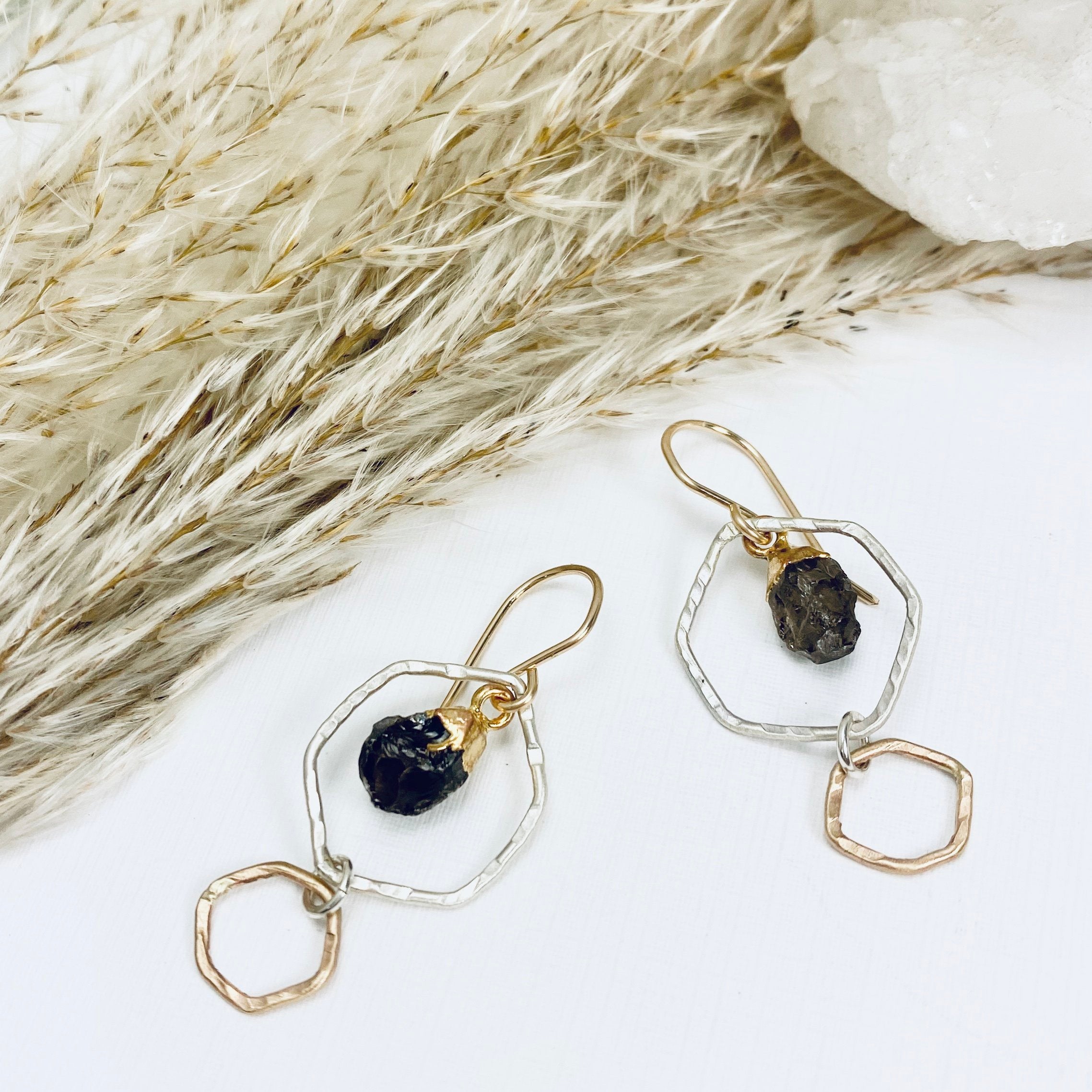 Smokey Honey Earrings