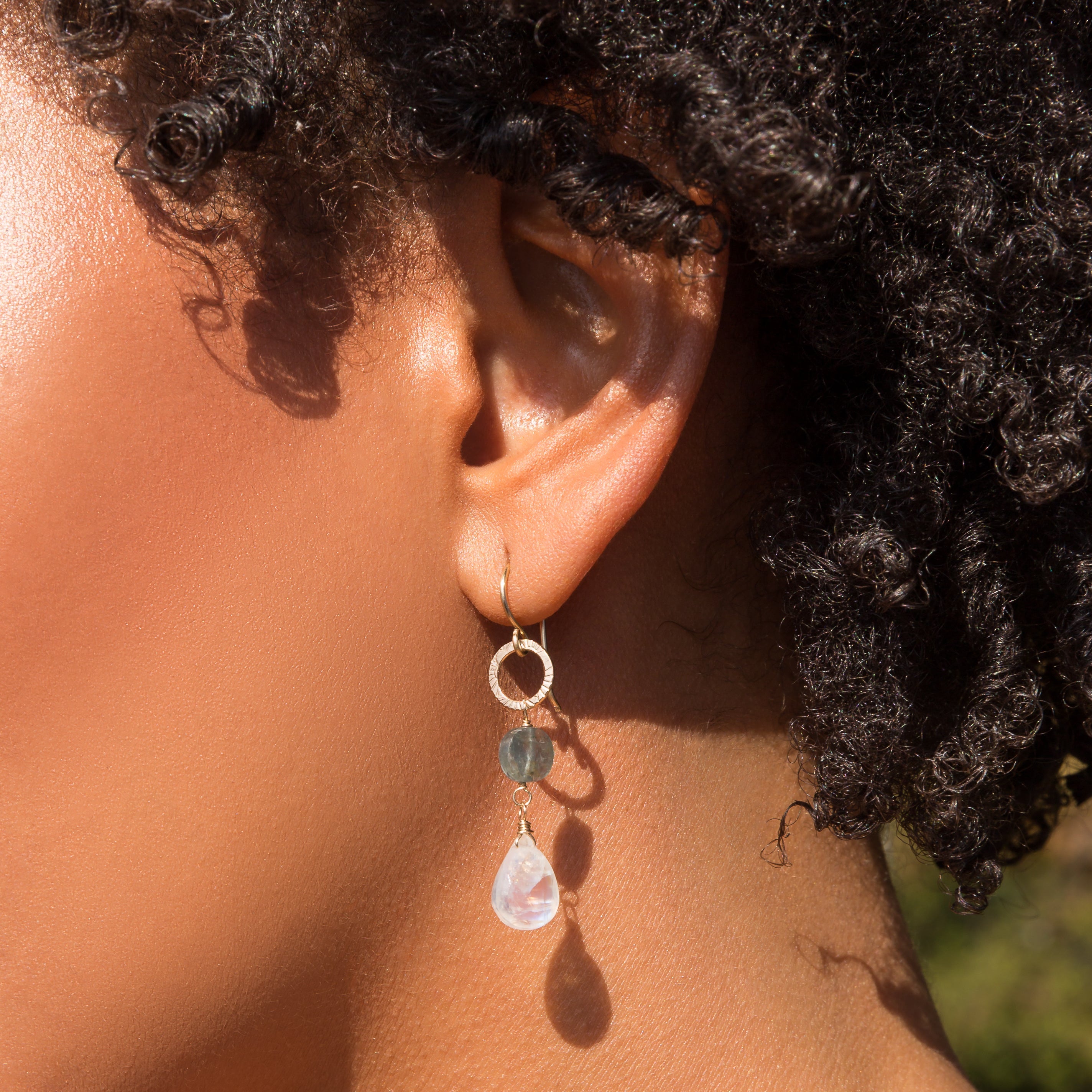 Gemstone Rebirth Earrings
