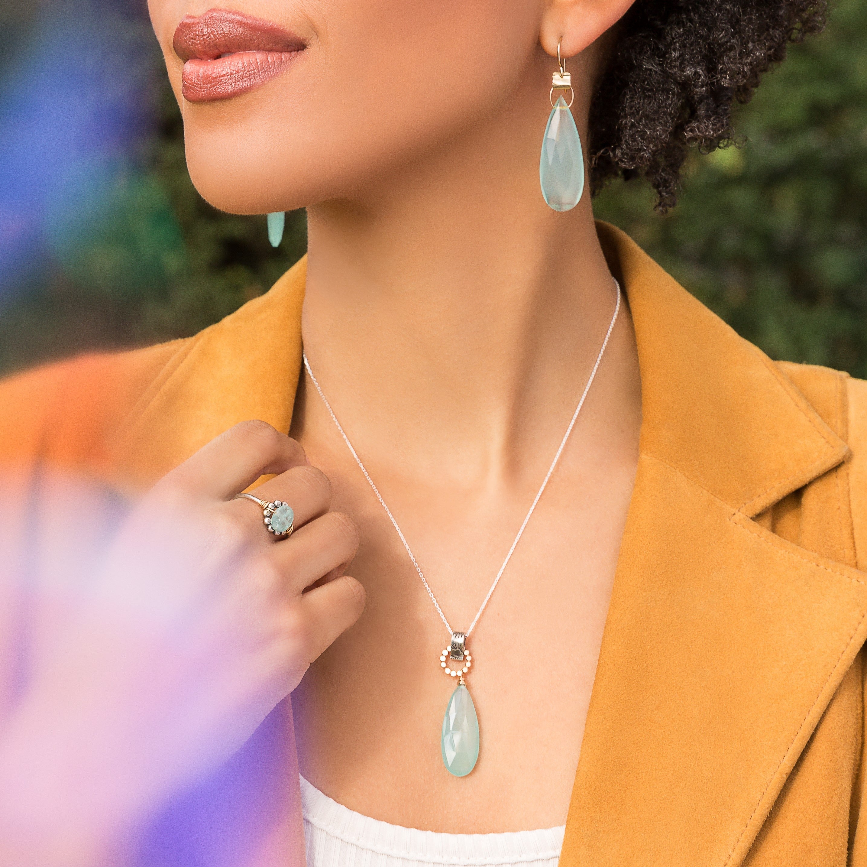 Chalcedony Guidance Necklace