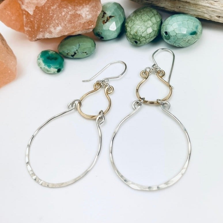 Horseshoe Chandelier Earrings