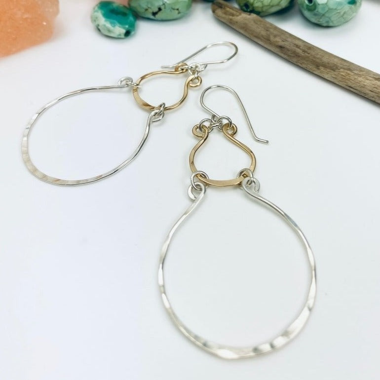 Horseshoe Chandelier Earrings