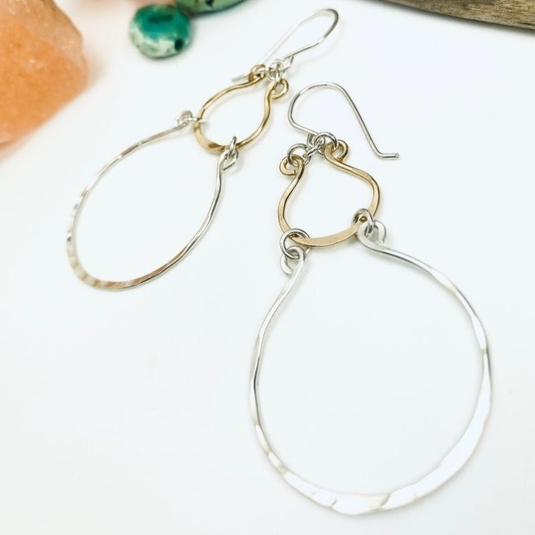 Horseshoe Chandelier Earrings