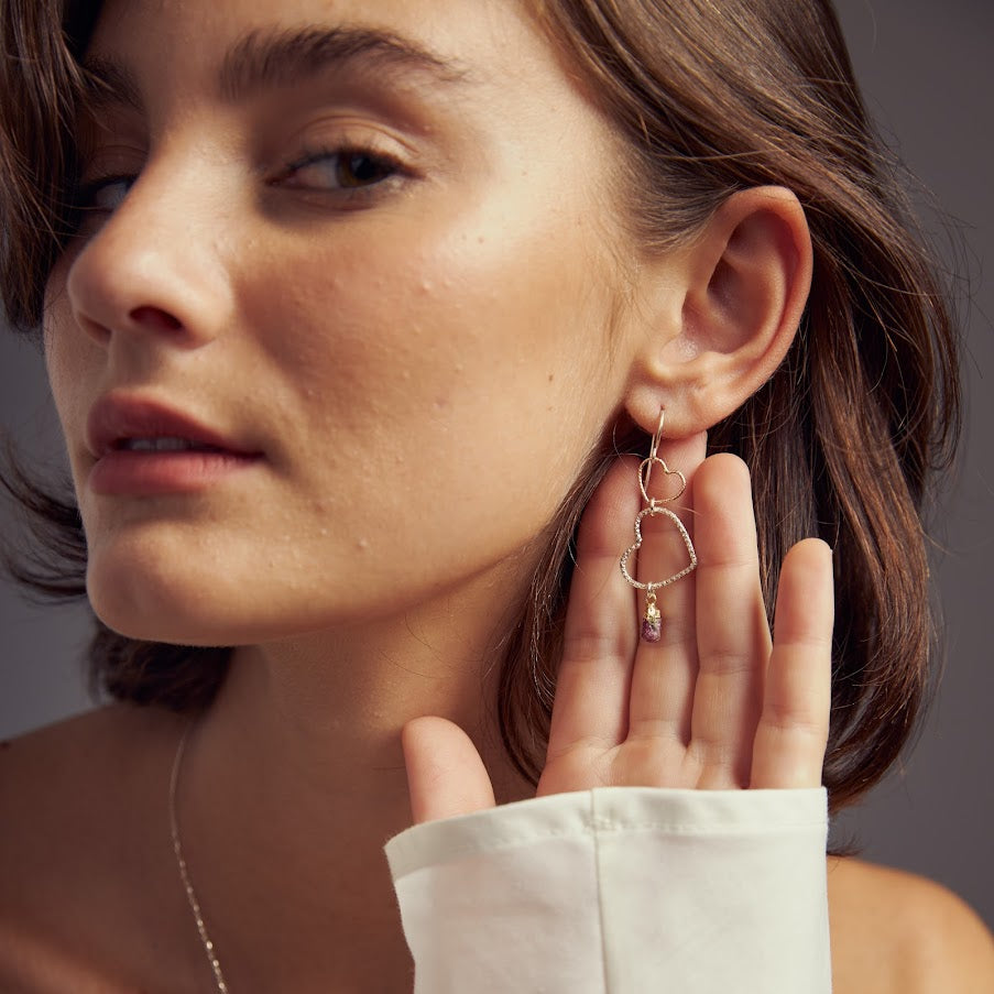 Charmed Heart Earrings