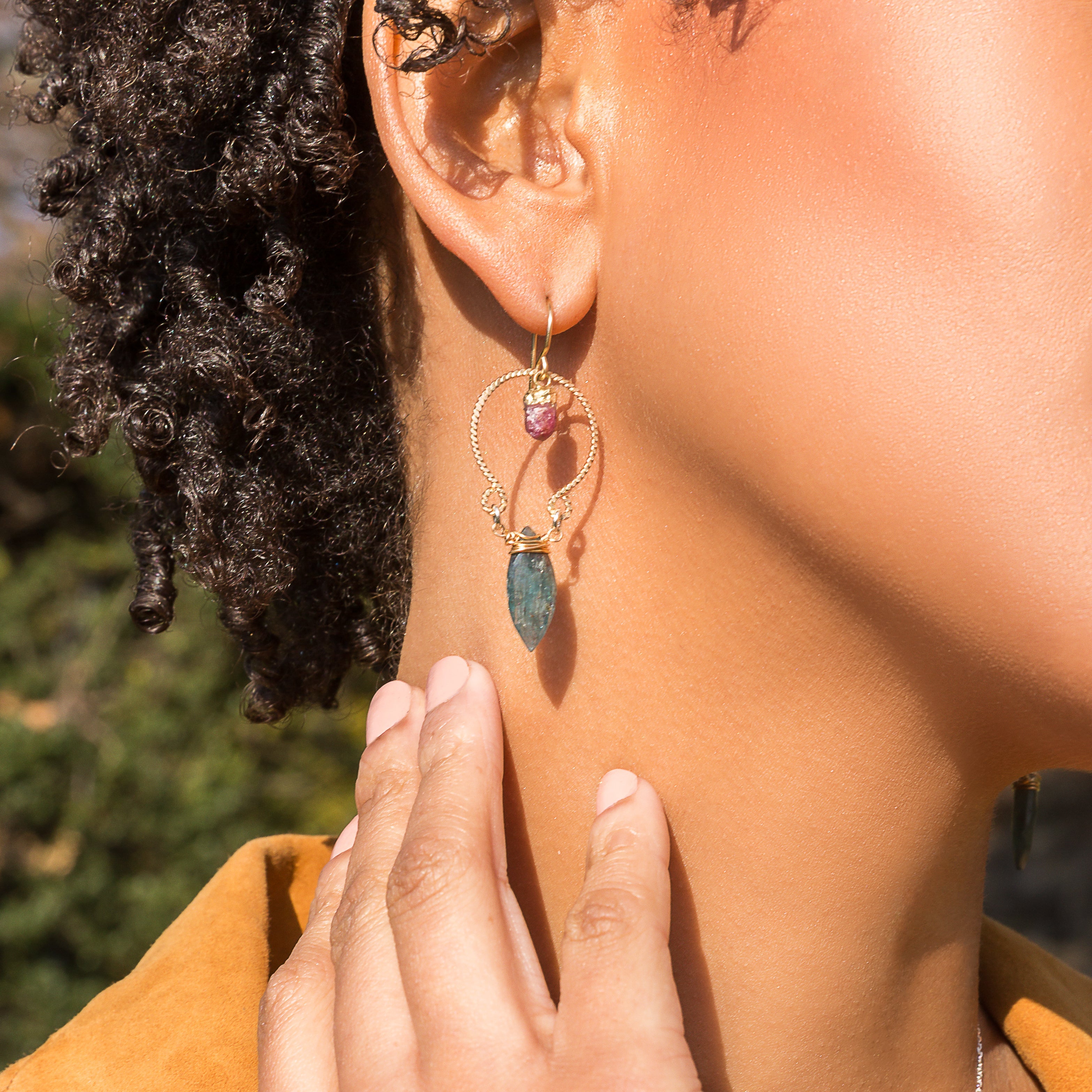 Kyanite Wisdom Earrings