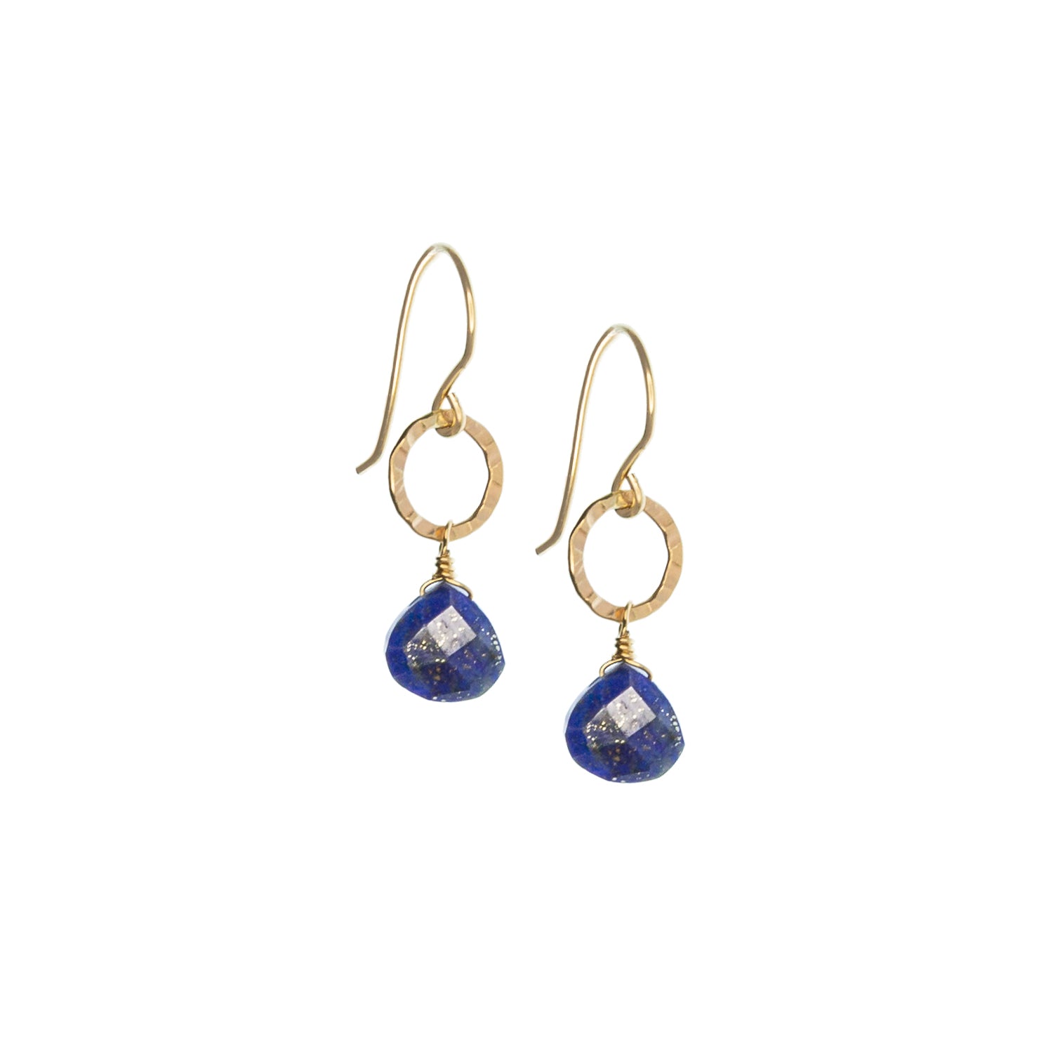 Lapis Peace Earrings