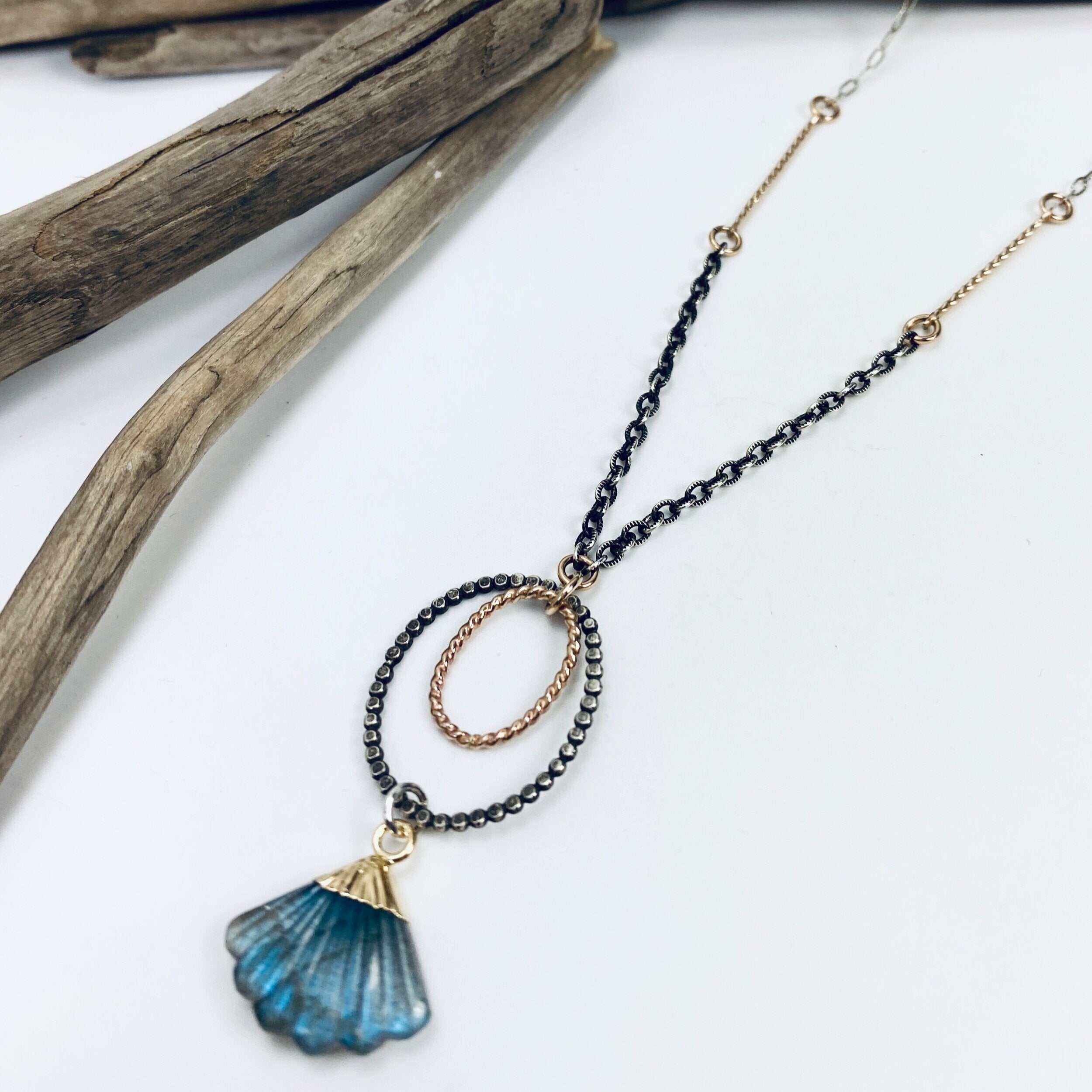Labradorite Waves Necklace