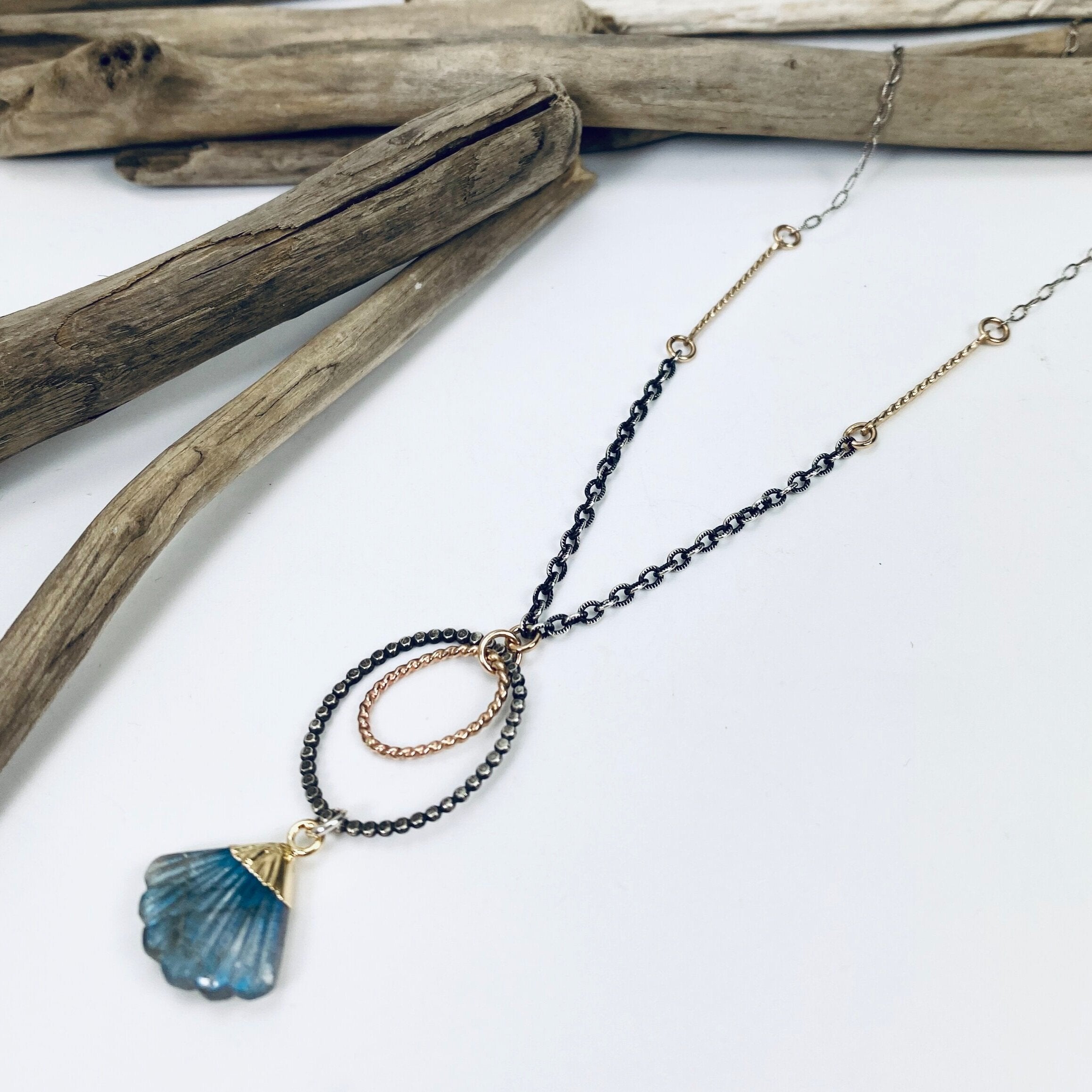 Labradorite Waves Necklace