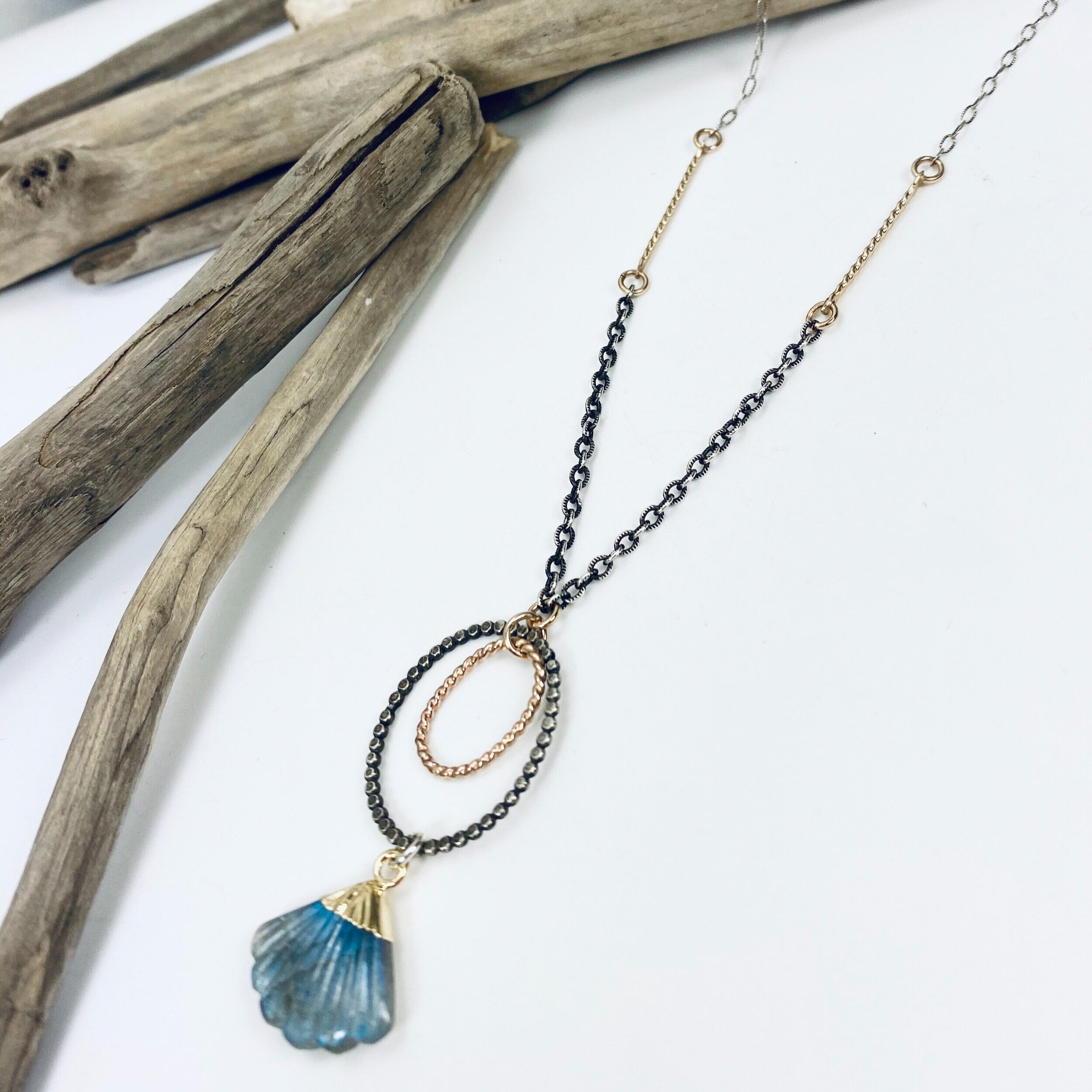 Labradorite Waves Necklace