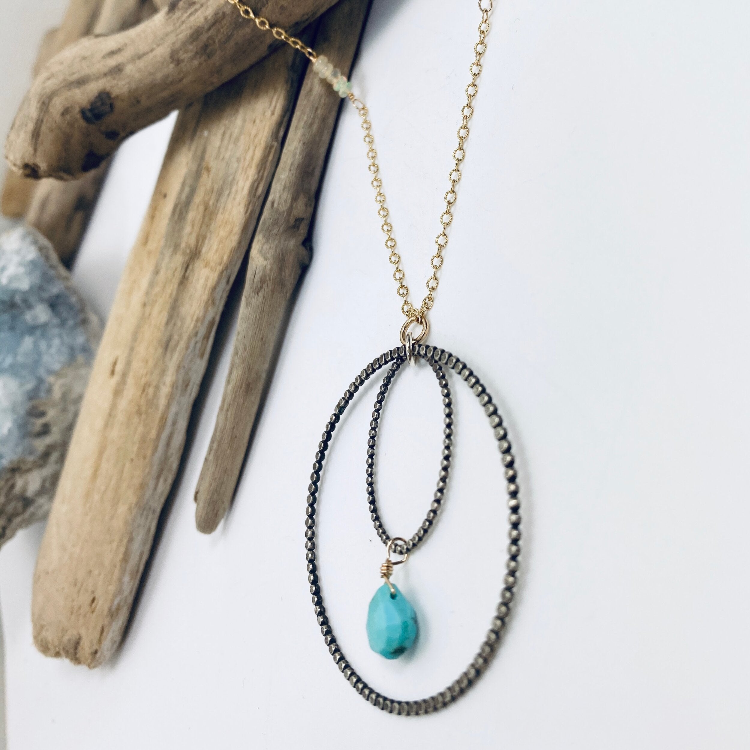 Turquoise Sunshine Necklace