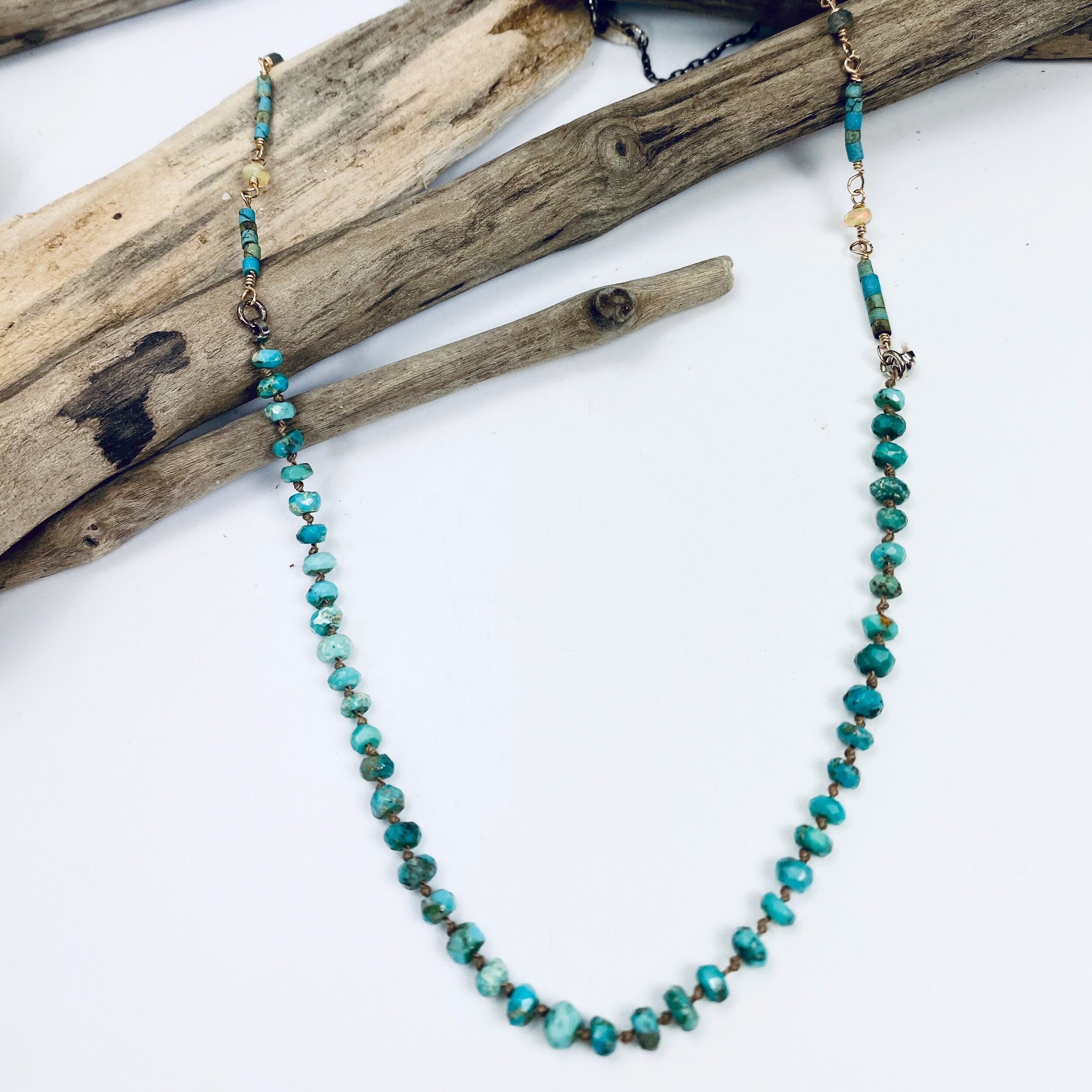 Turquoise Ripples Necklace