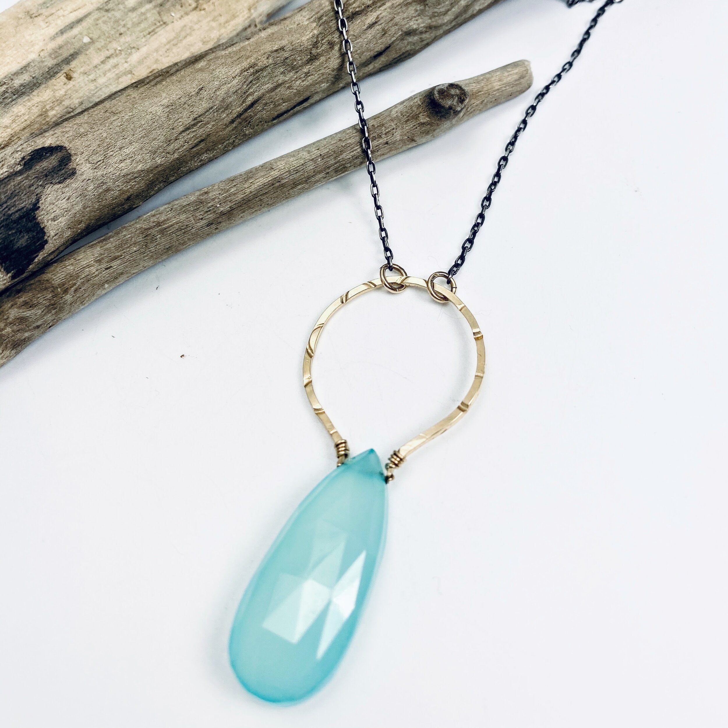 Chalcedony Oceans Necklace