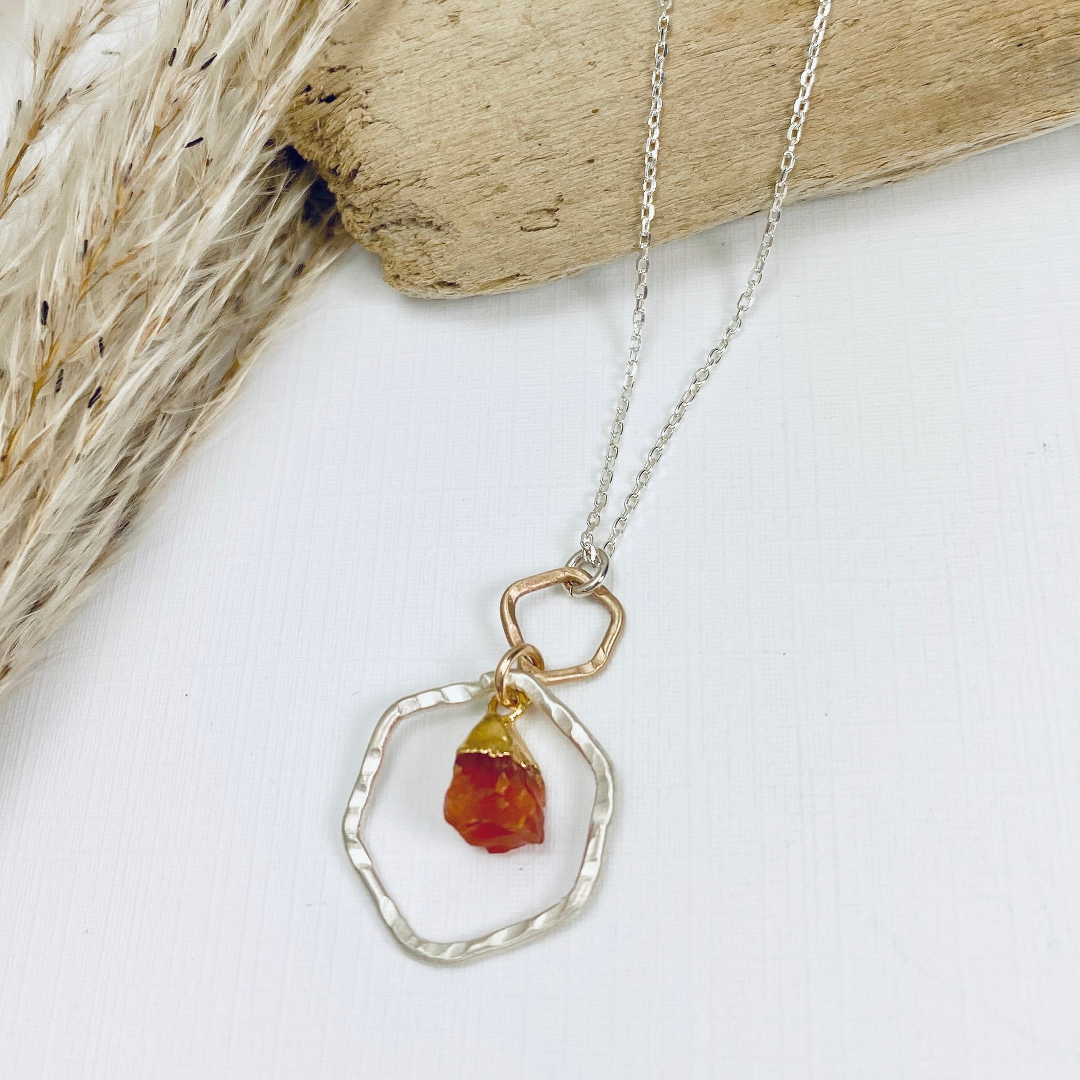 Carnelian Honey Necklace