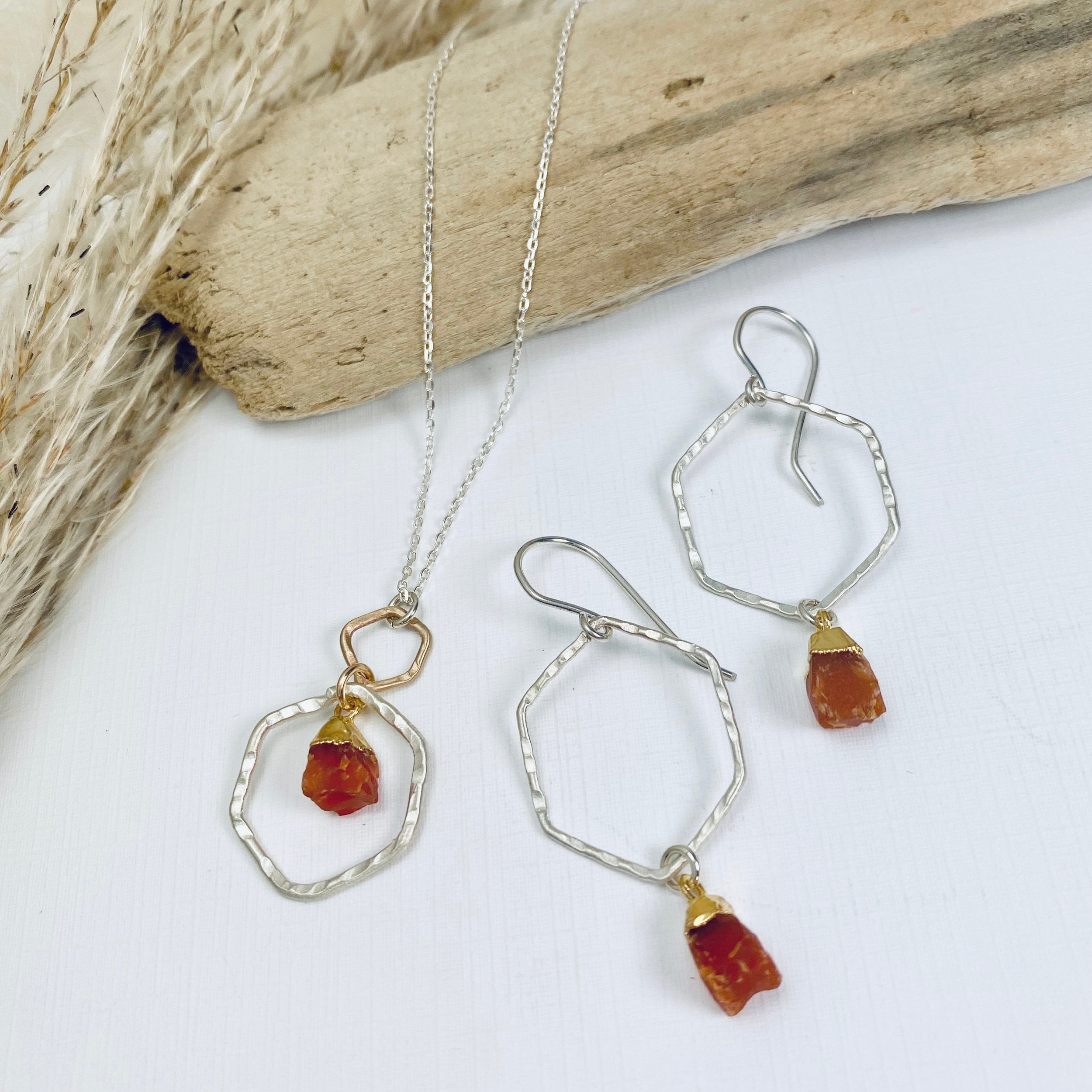 Carnelian Honey Necklace