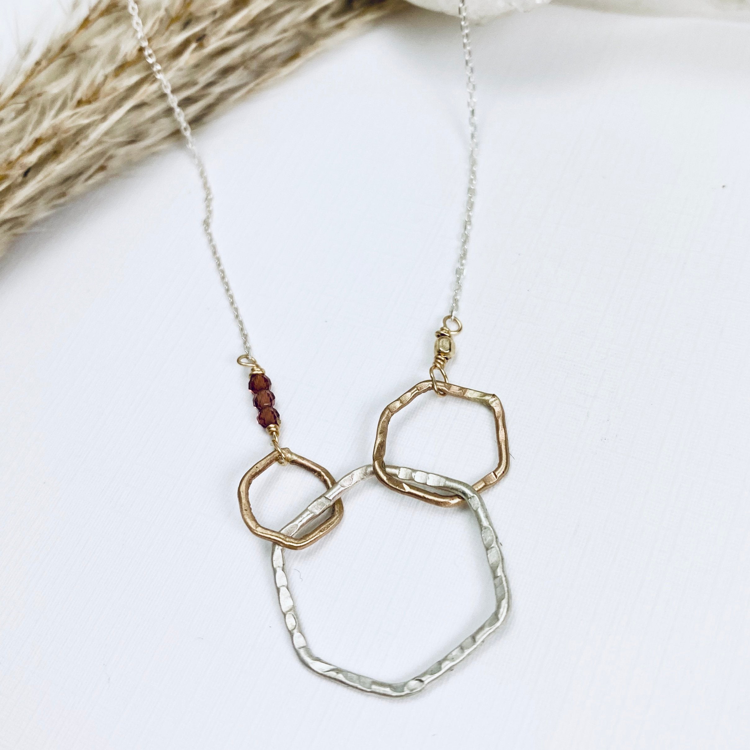 Honeycomb Links Necklace