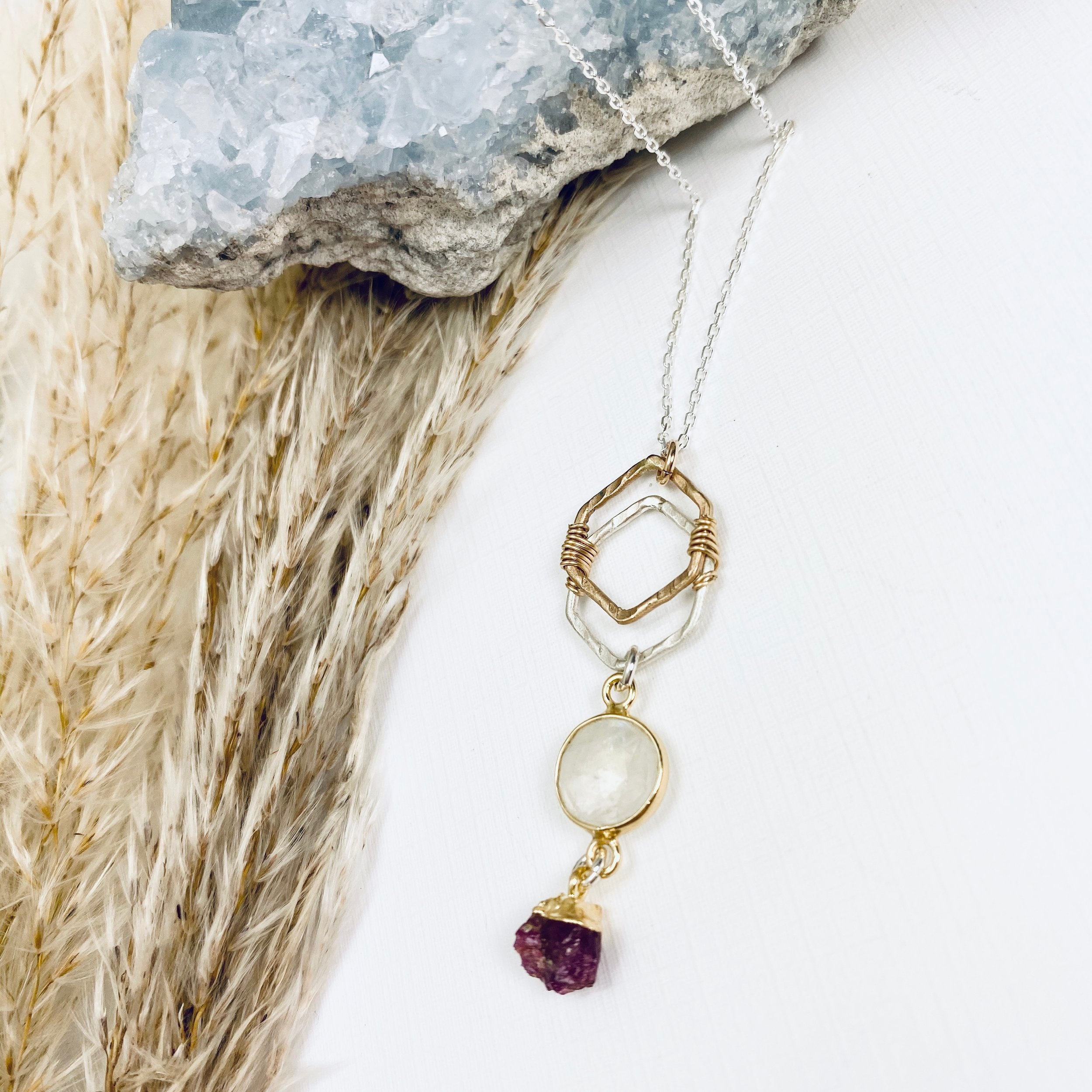 Honeycomb Stack Pendant