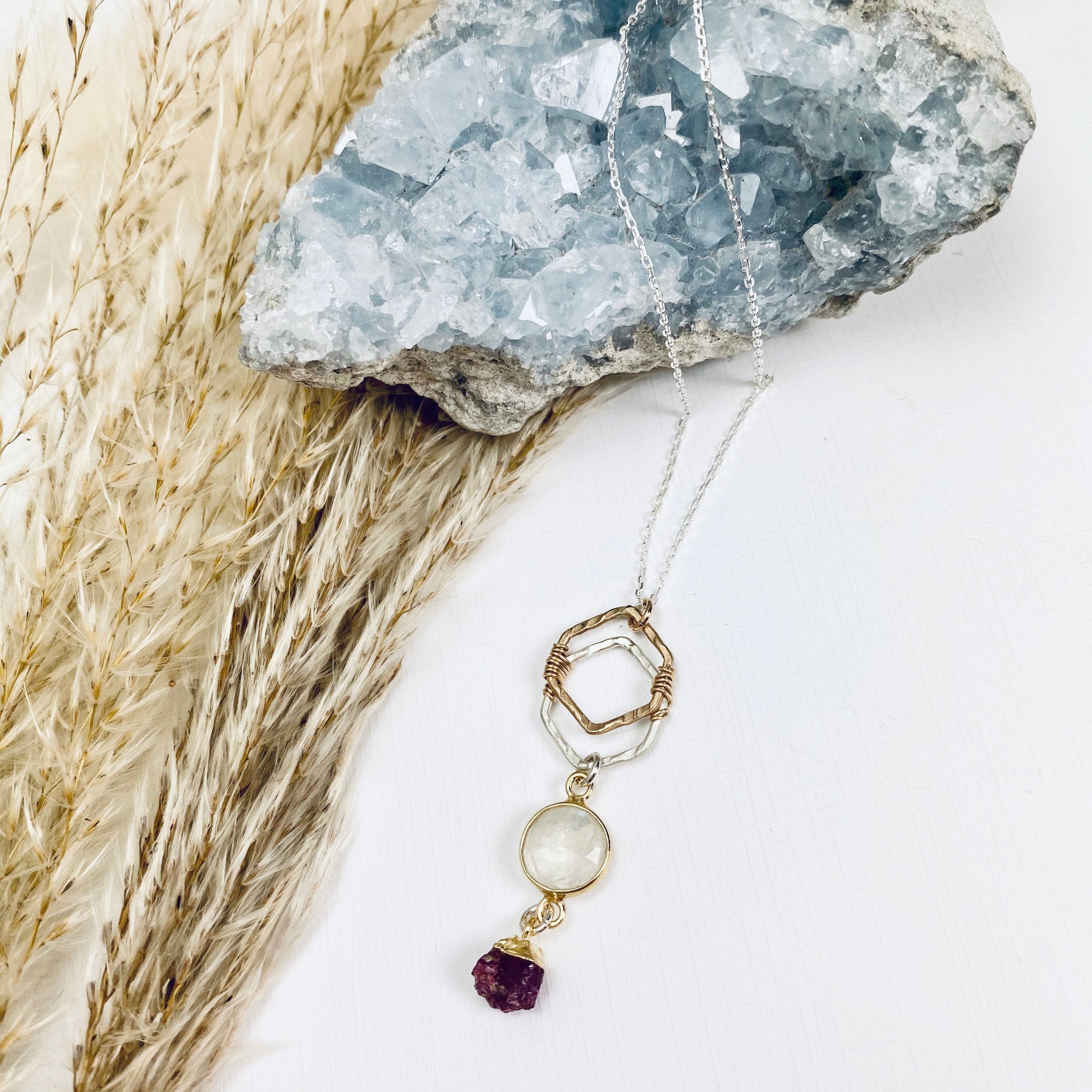 Honeycomb Stack Pendant