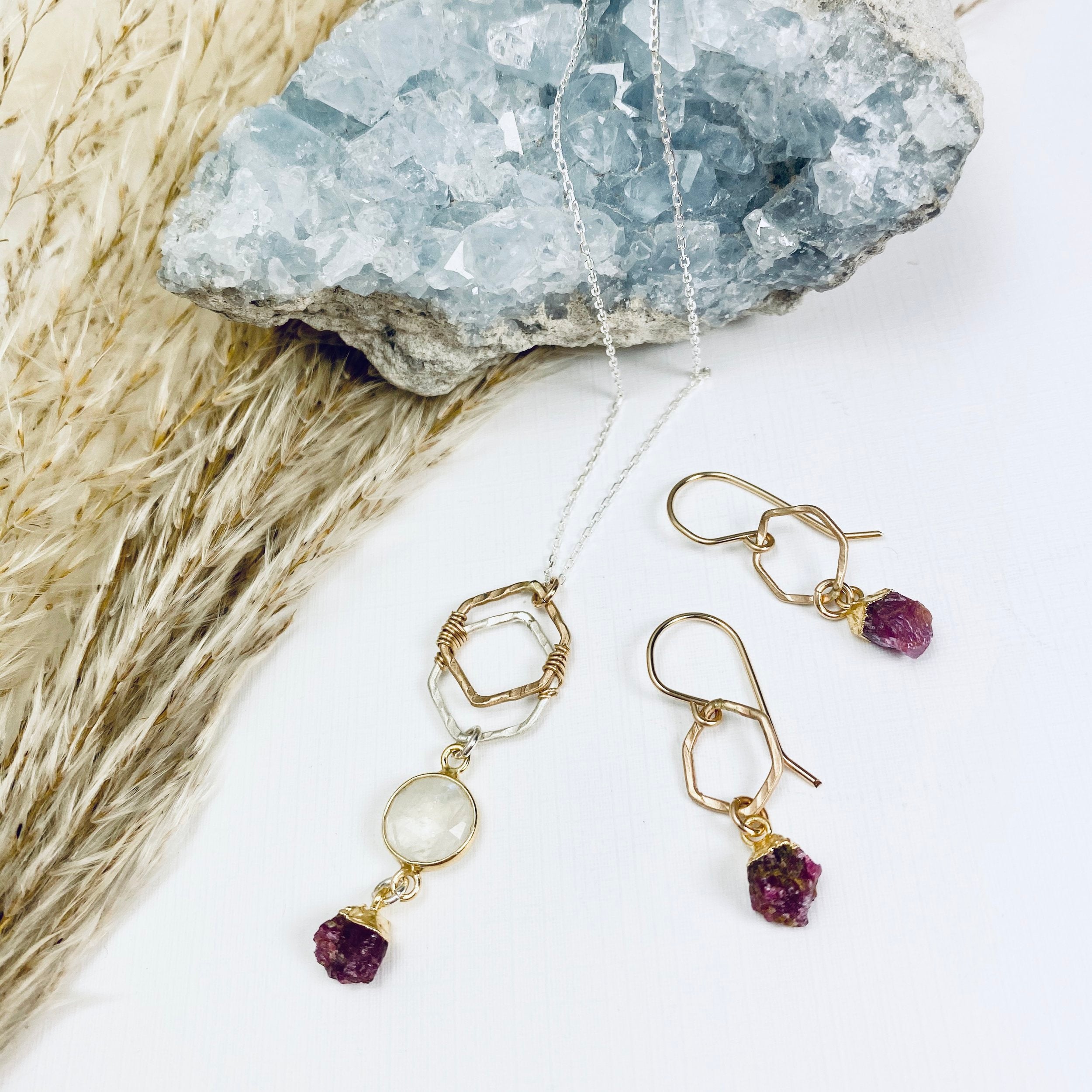 Honeycomb Stack Pendant