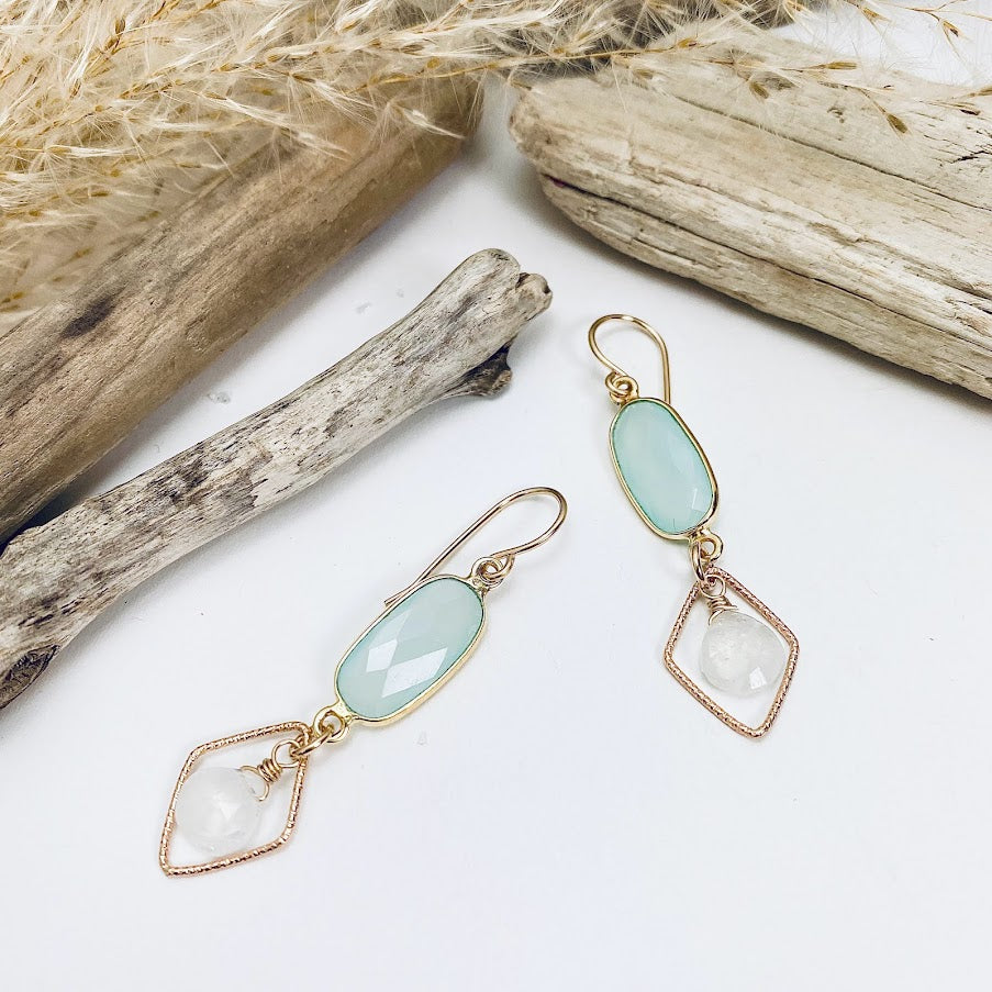 Chalcedony Skies Earrings