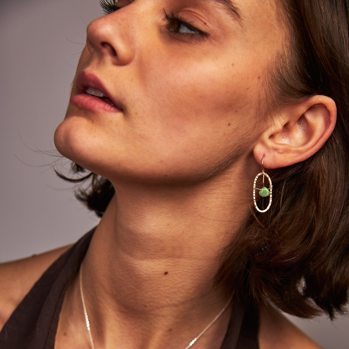 handmade gold filled opal earrings laura j designs
