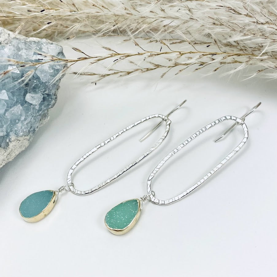 Open Air Druzy Earrings