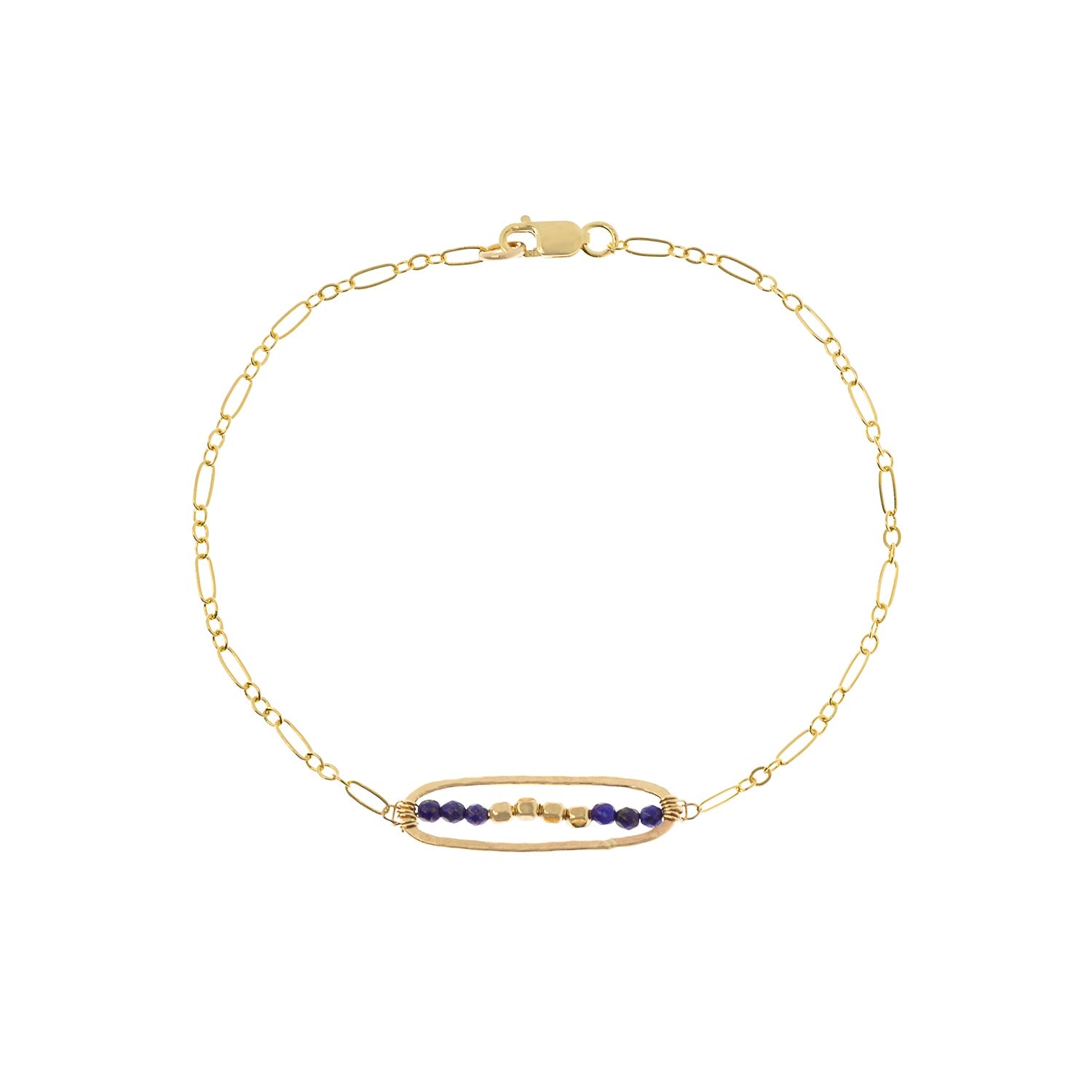 Peaceful Lapis Bracelet