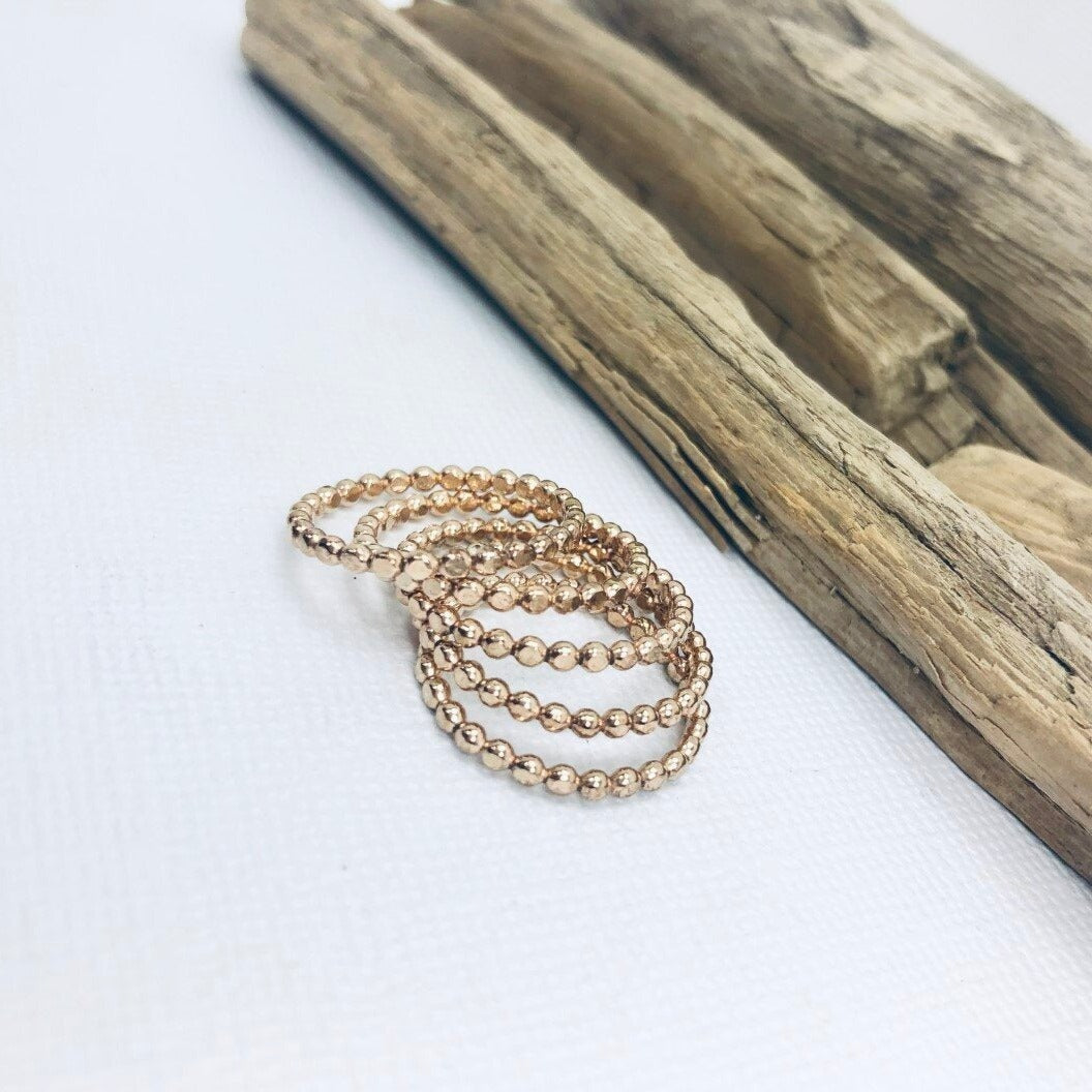 Beaded Stacking Rings