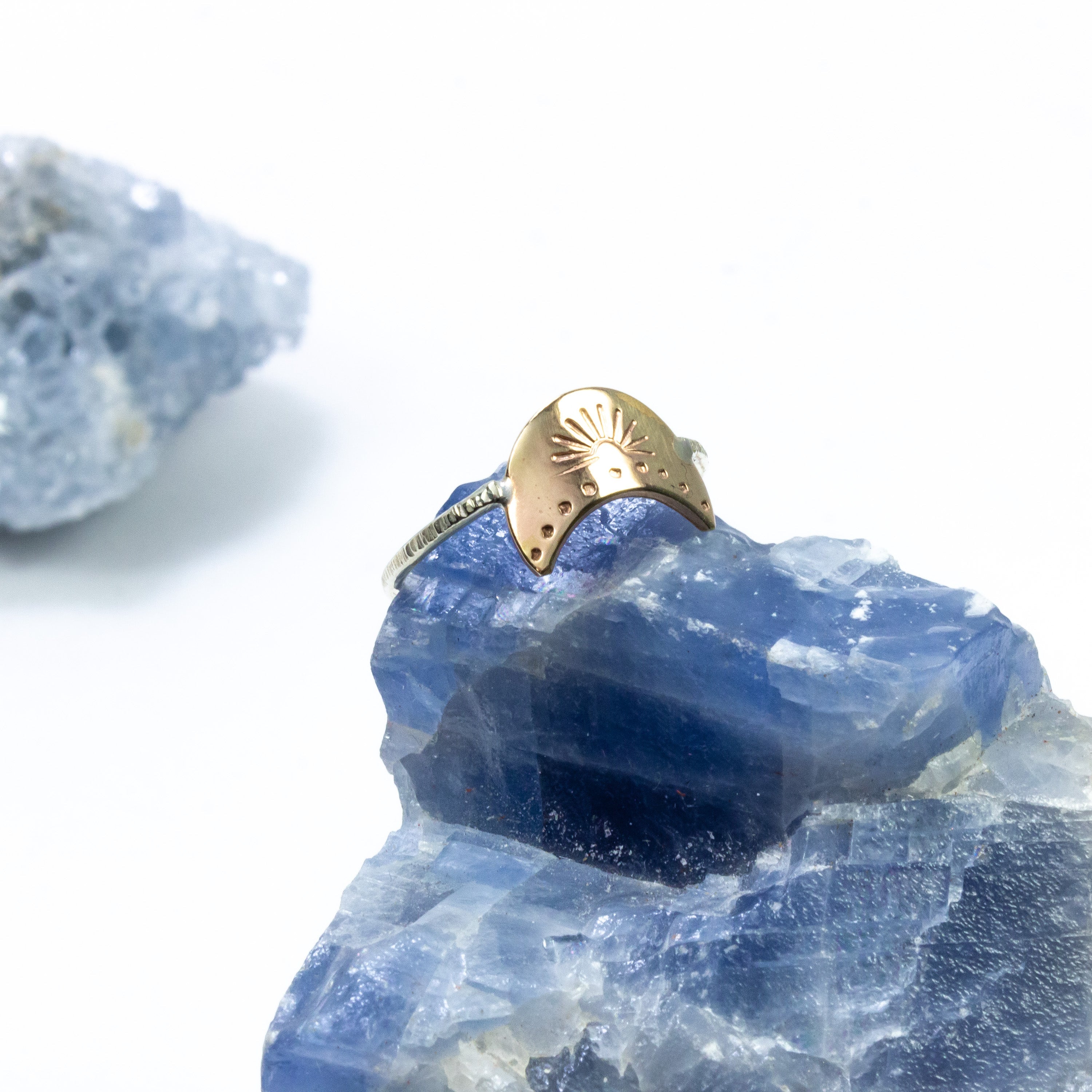 handmade sterling silver gold filled cocktail ring laura j designs