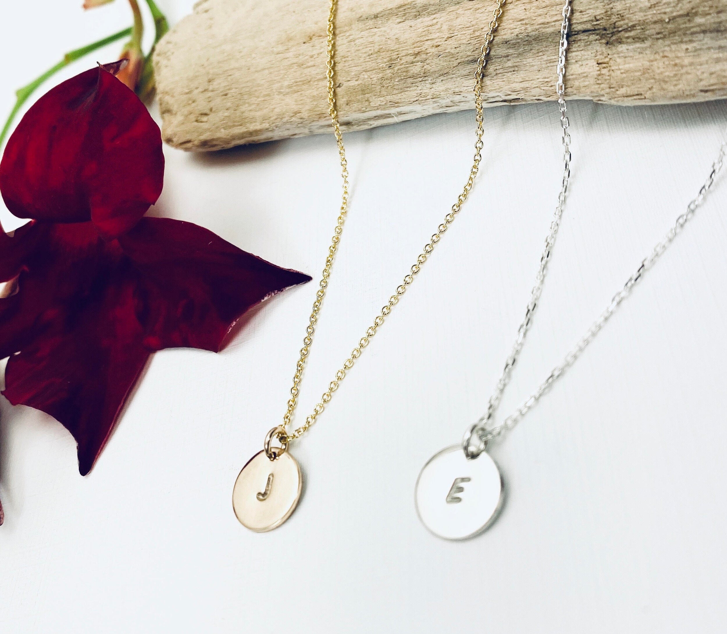 Simple Initial Necklace