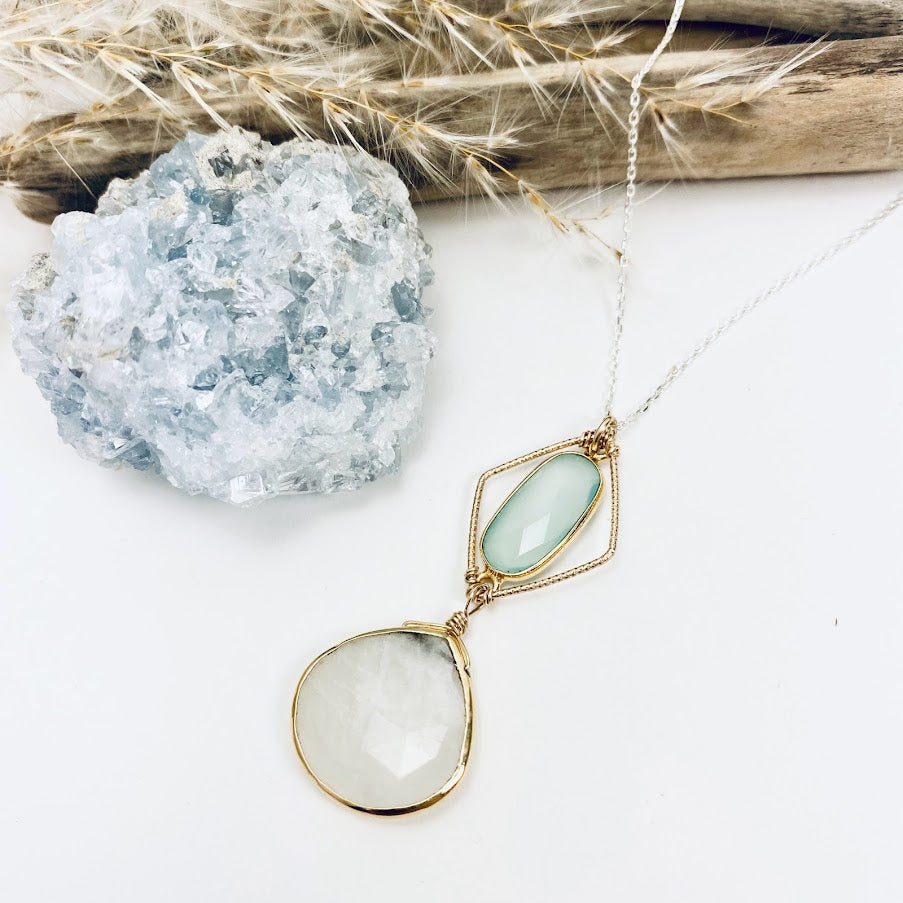 Chalcedony Skies Necklace