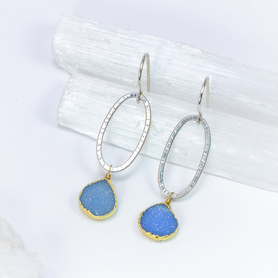 Druzy Raindrop Earrings