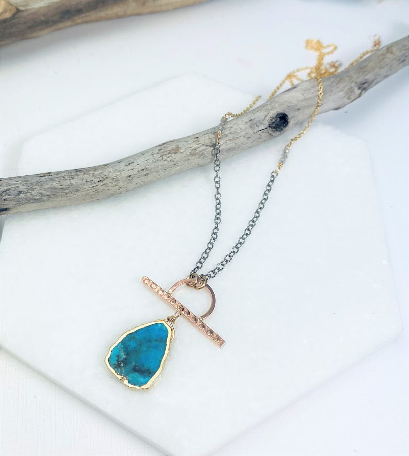 Turquoise Horizon Necklace