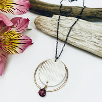 Garnet Eclipse Necklace