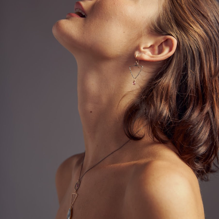 Garnet Alchemy Earrings