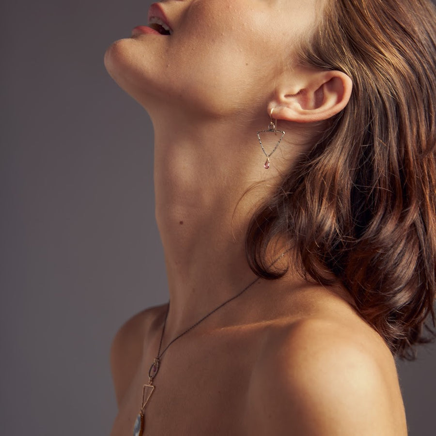 Garnet Alchemy Earrings
