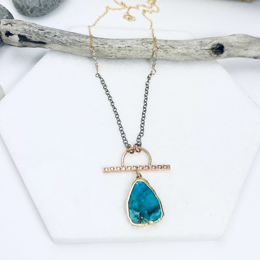 Turquoise Horizon Necklace