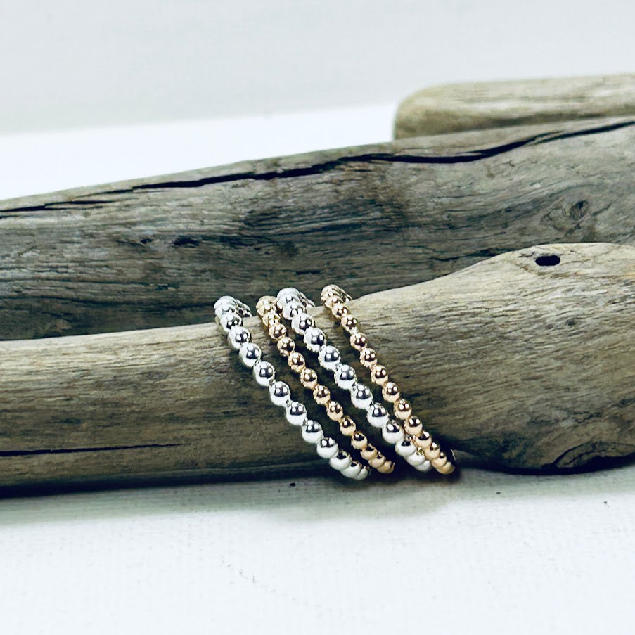 handmade sterling gold filled stacking rings laura j designs