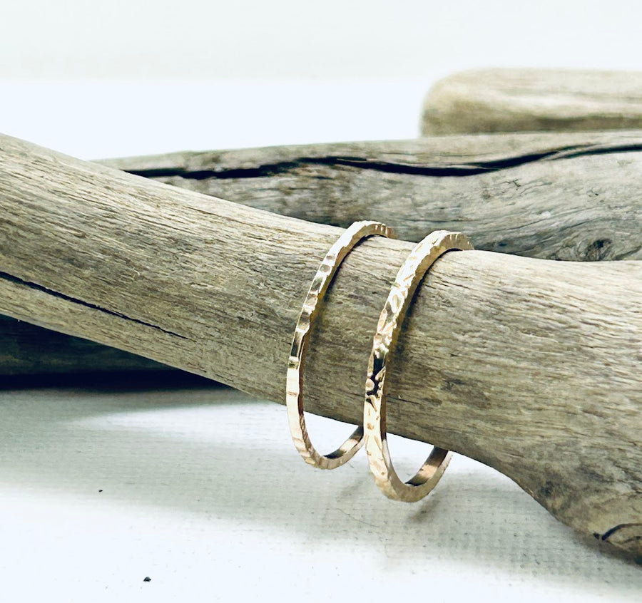 hand made gold filled delicate stacking rings laura j designs